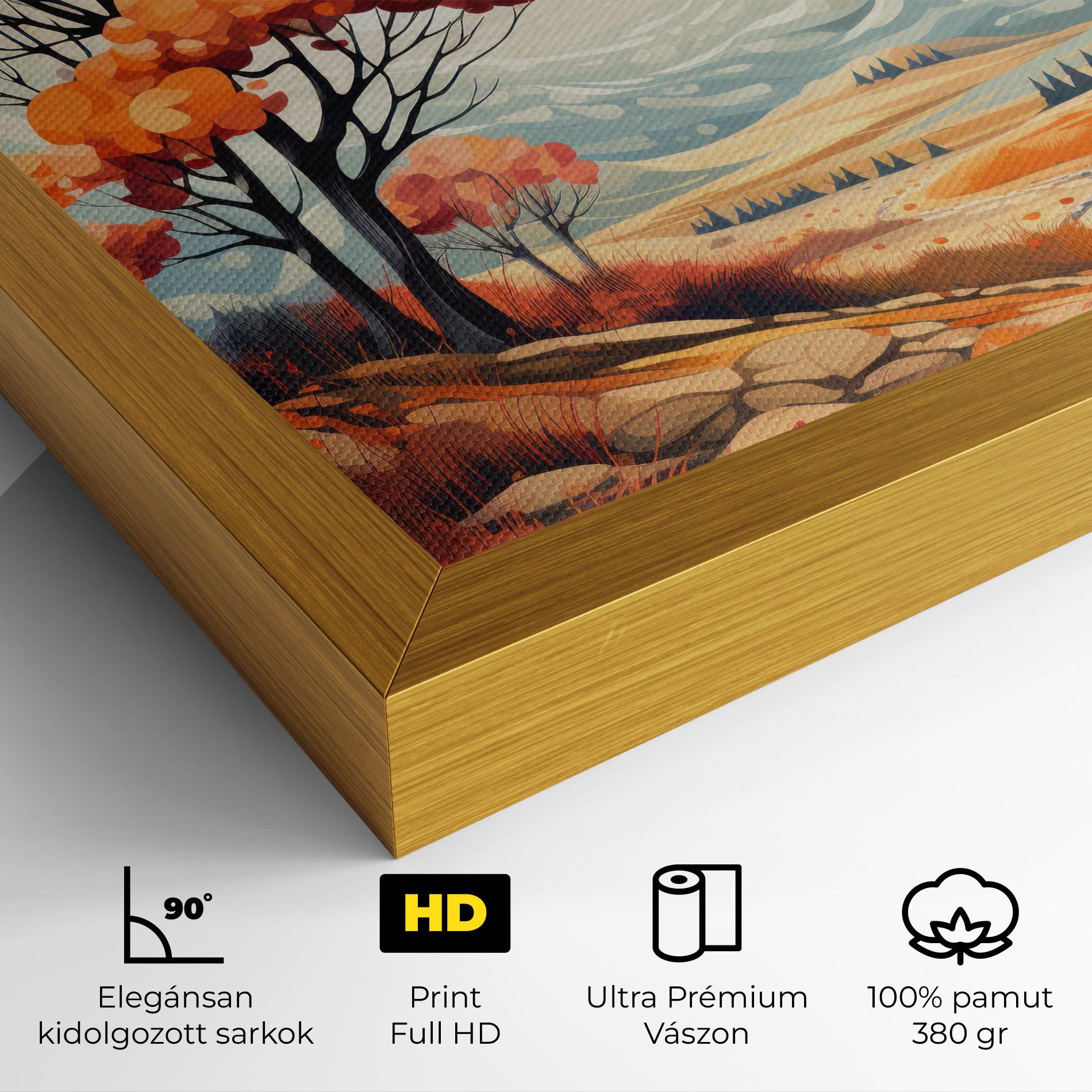 Autumn Tree Painting mockup 4