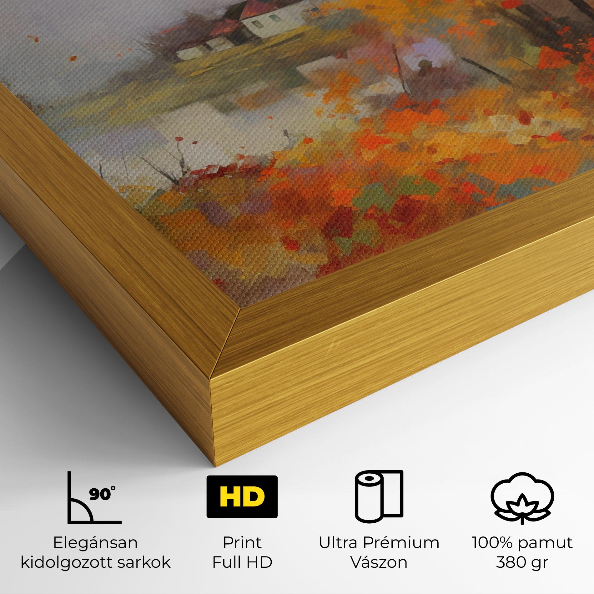 Vászonkép Autumnal Painting mockup 4