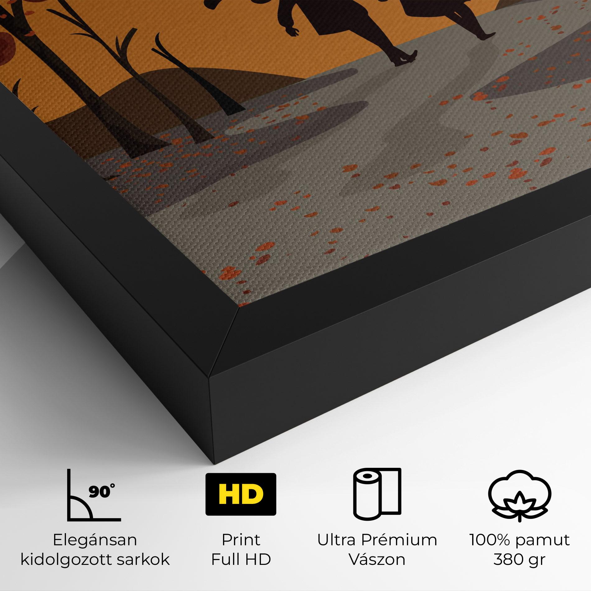 Vászonkép Autumn Couple mockup 4