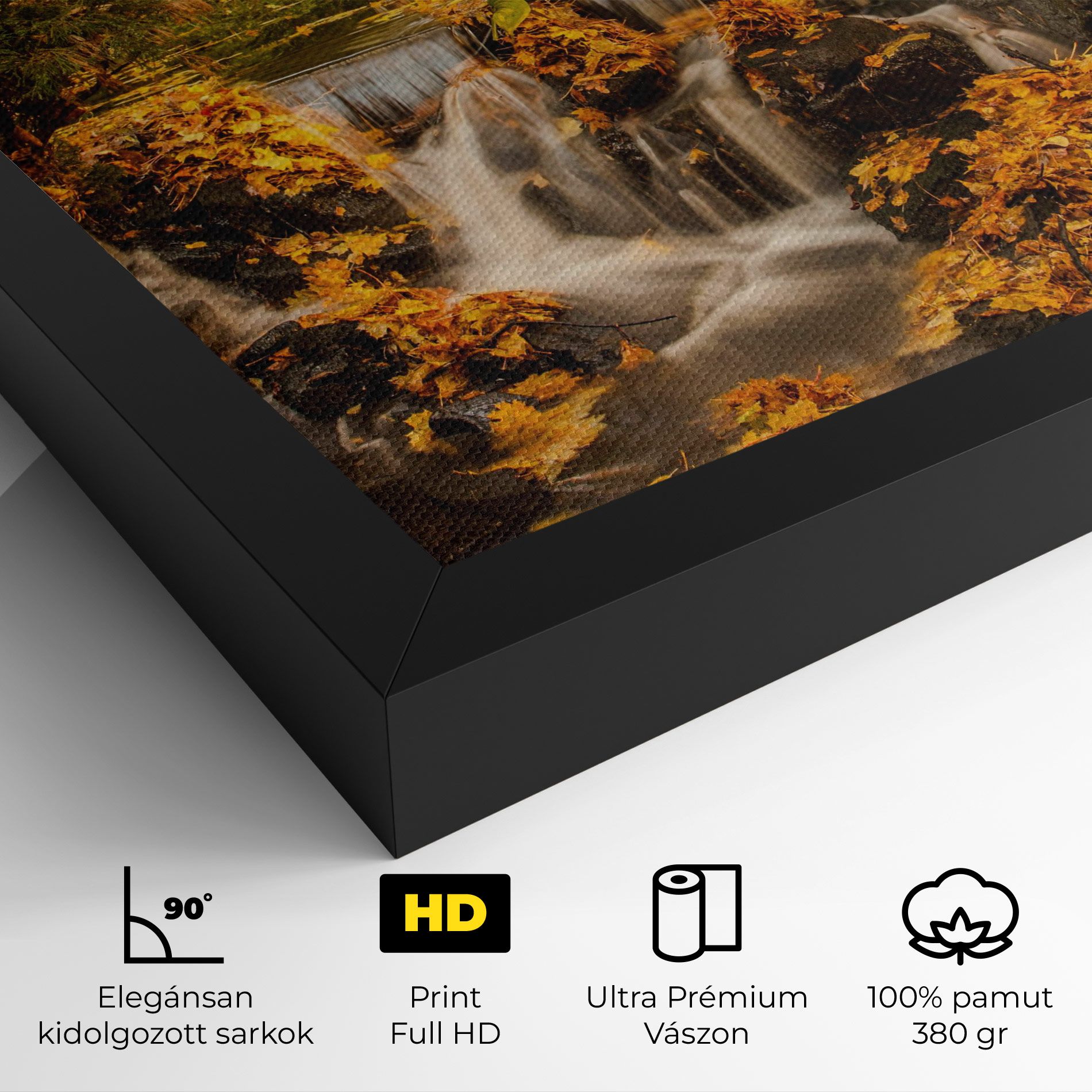 Autumn Waterfall mockup 4