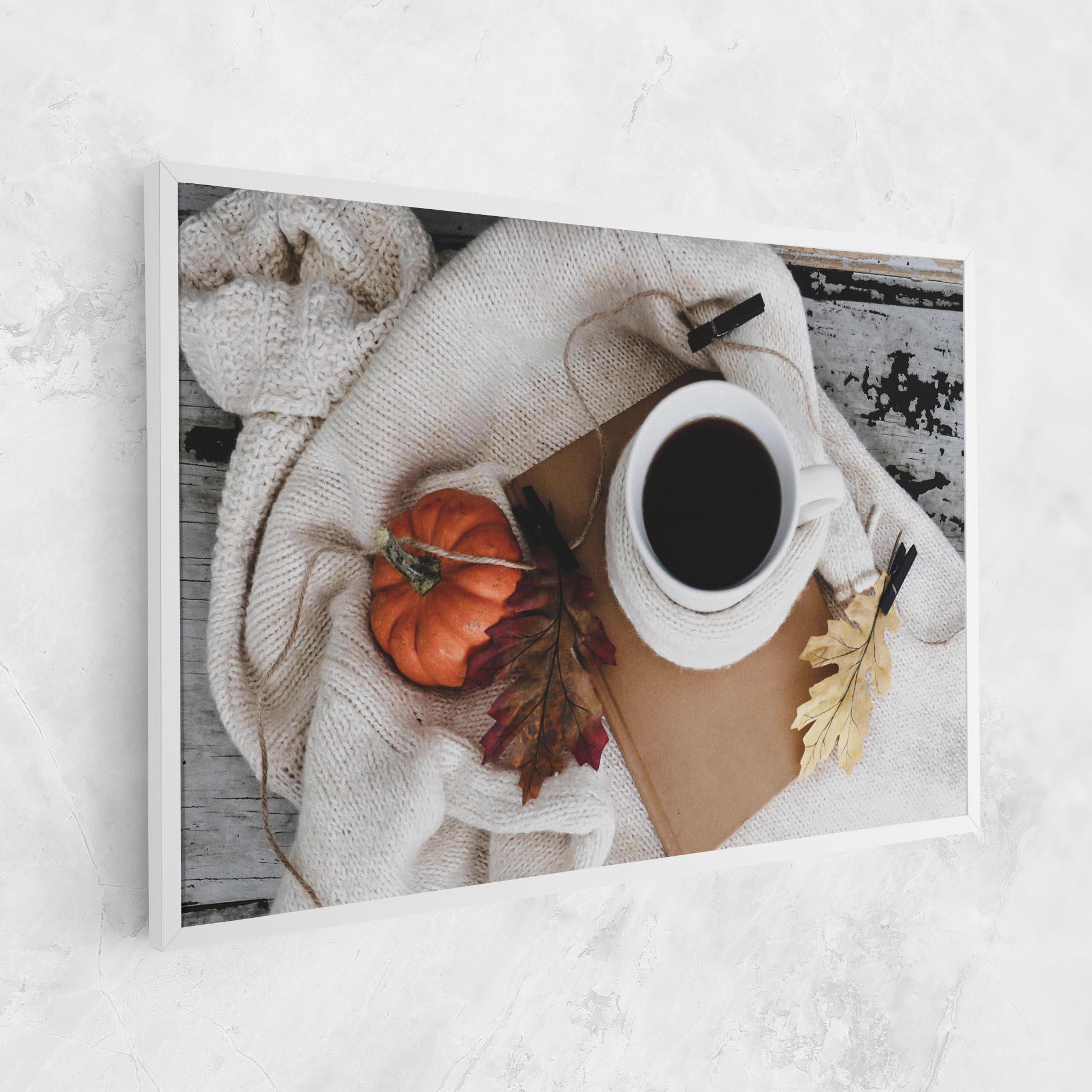 Vászonkép Autumn Coffee mockup 1