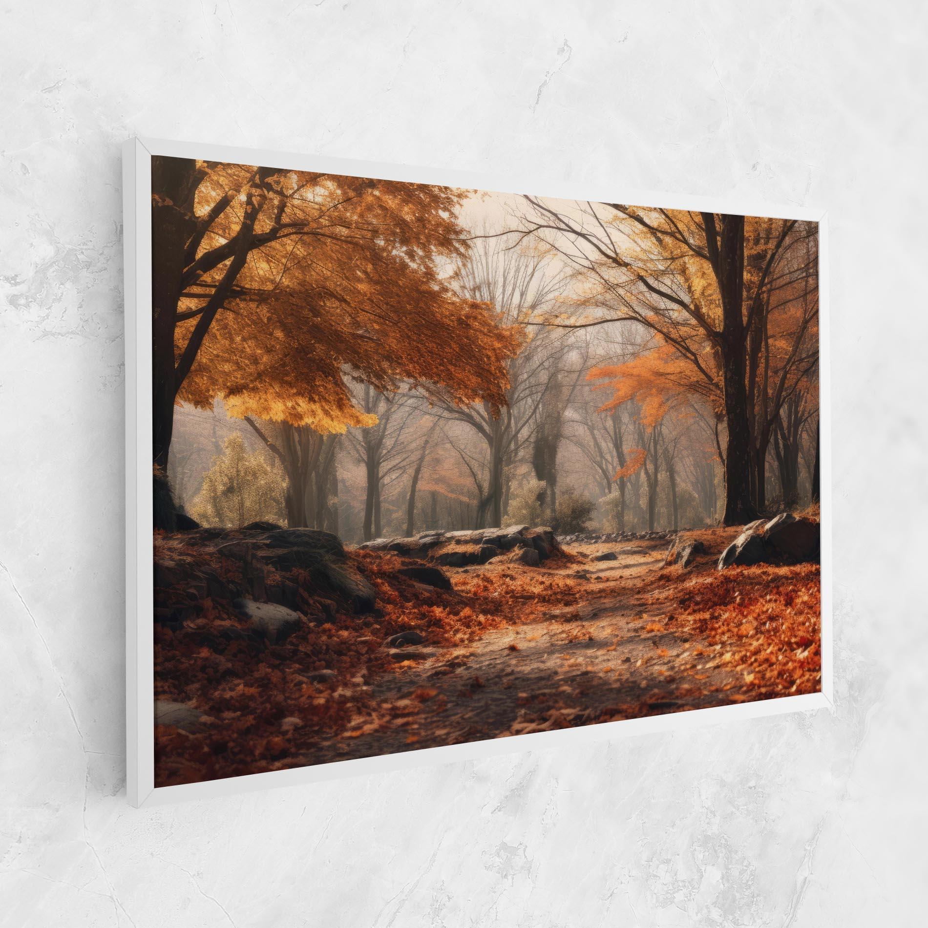 Vászonkép Autumn Forest mockup 1