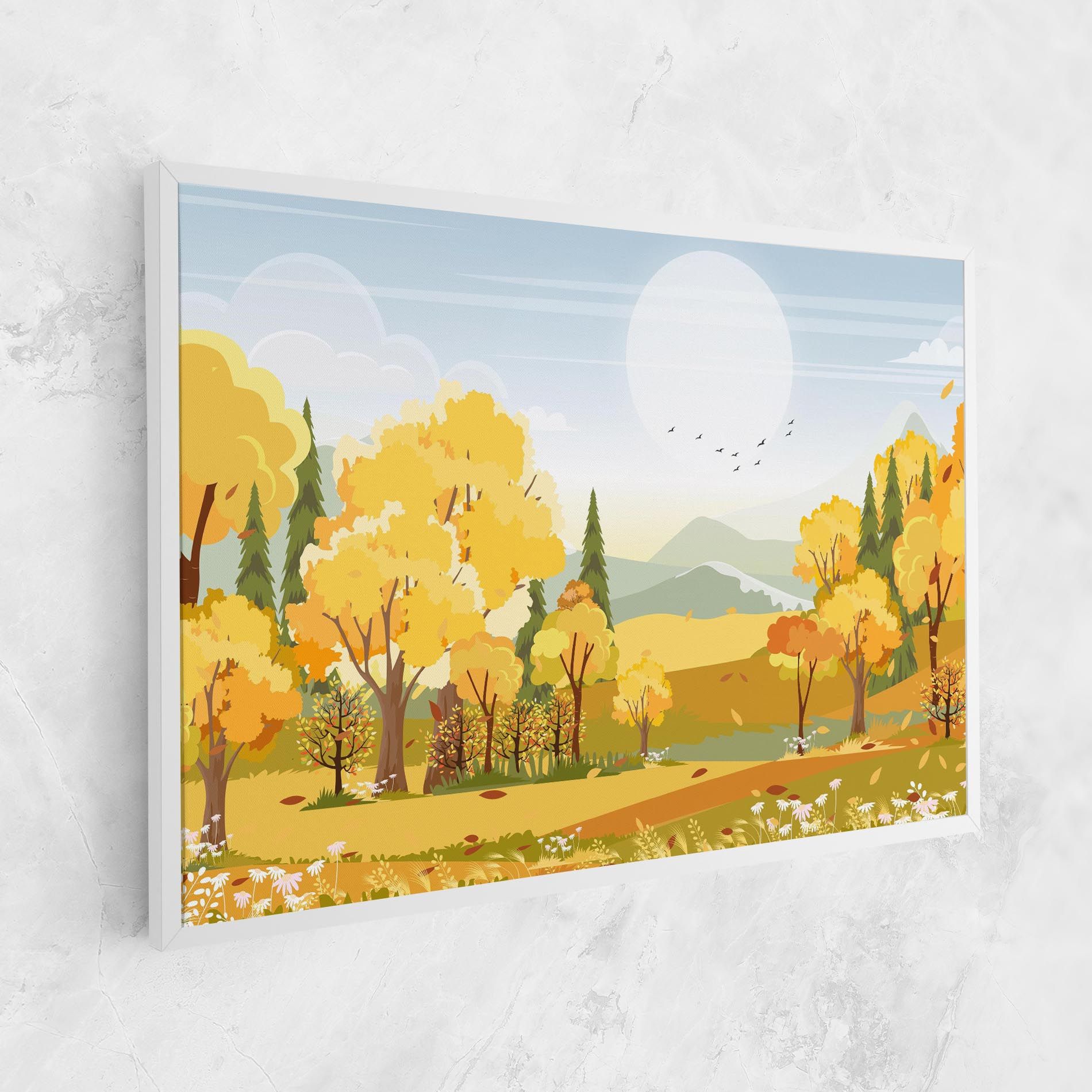 Autumn Yellow View mockup 1