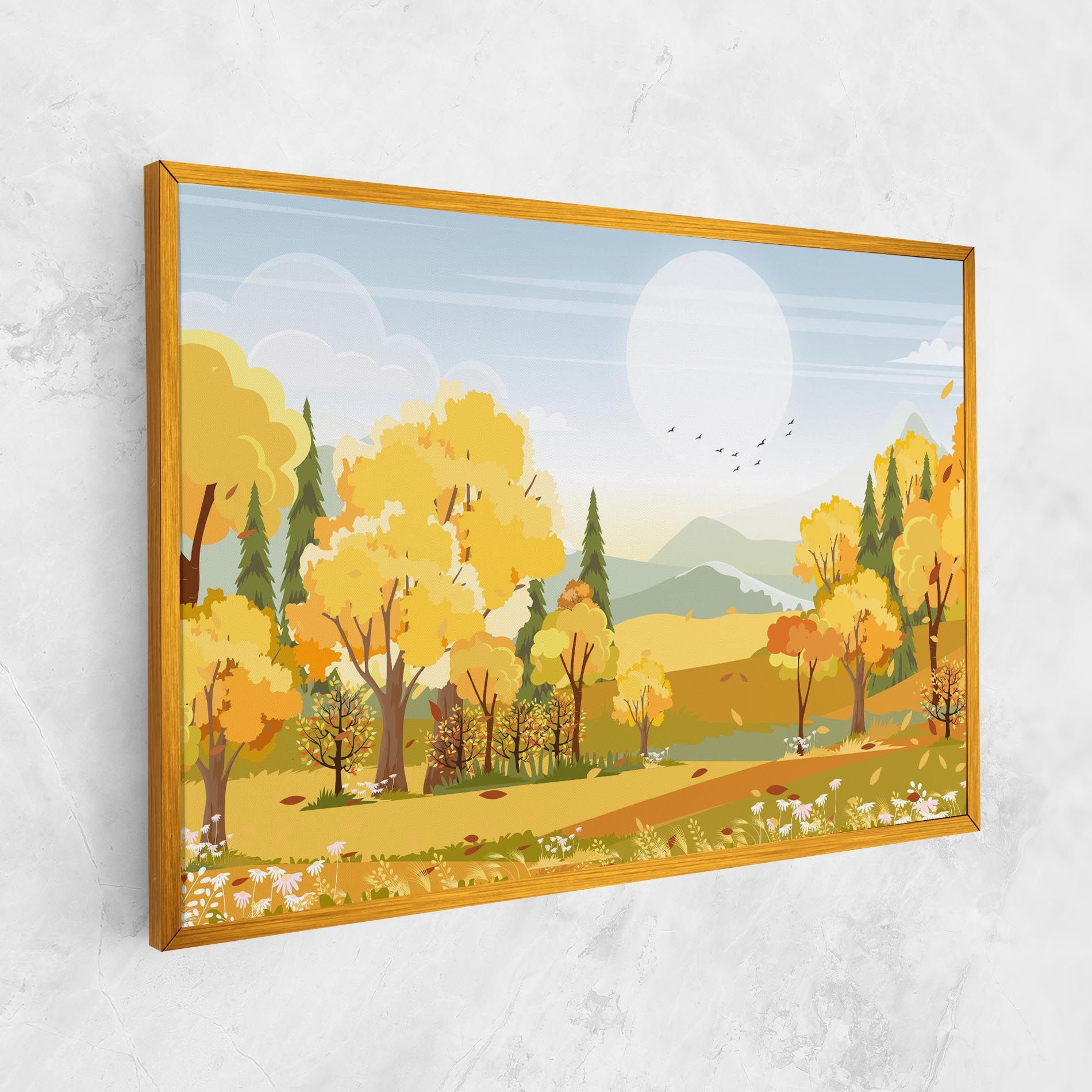 Autumn Yellow View mockup 1