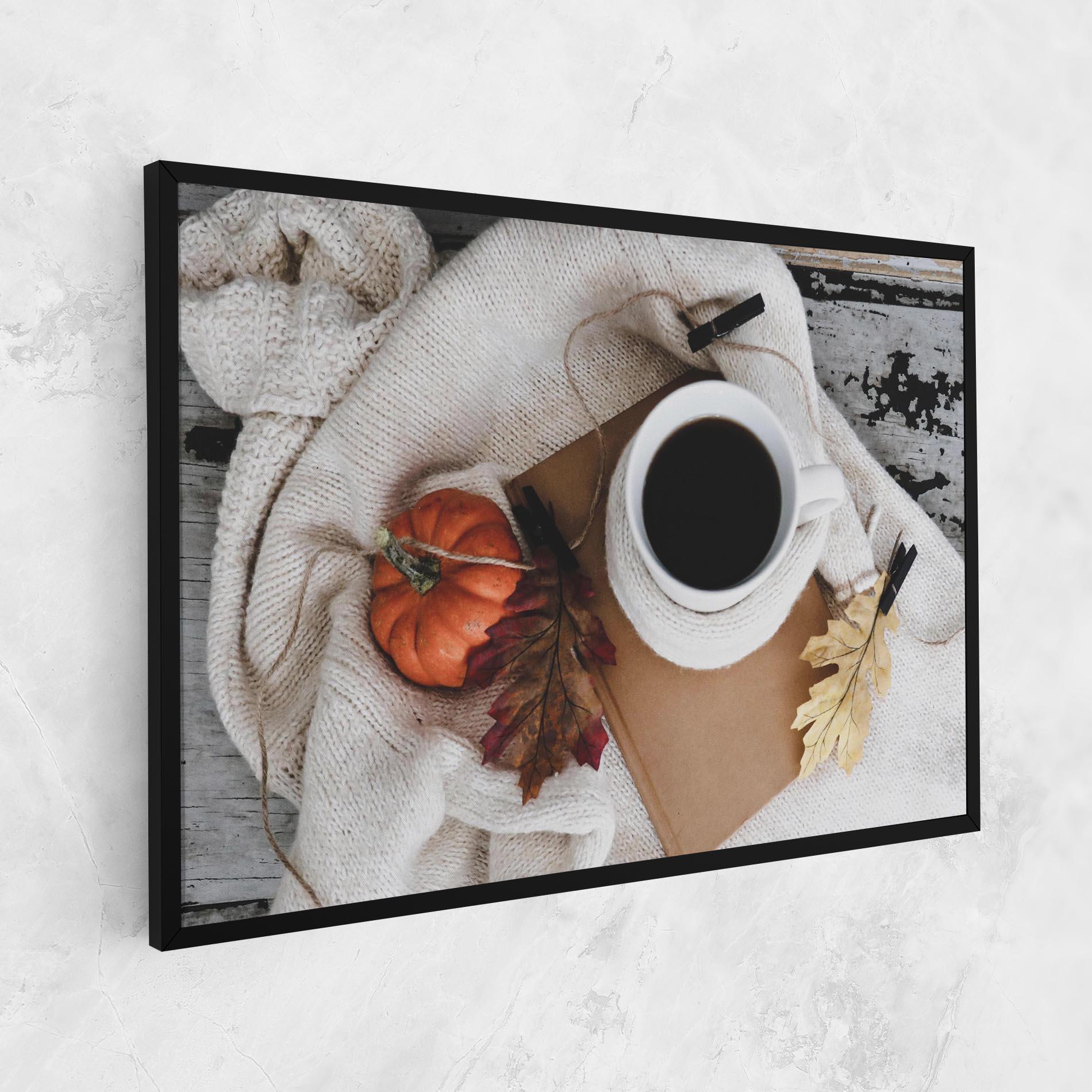 Vászonkép Autumn Coffee mockup 1