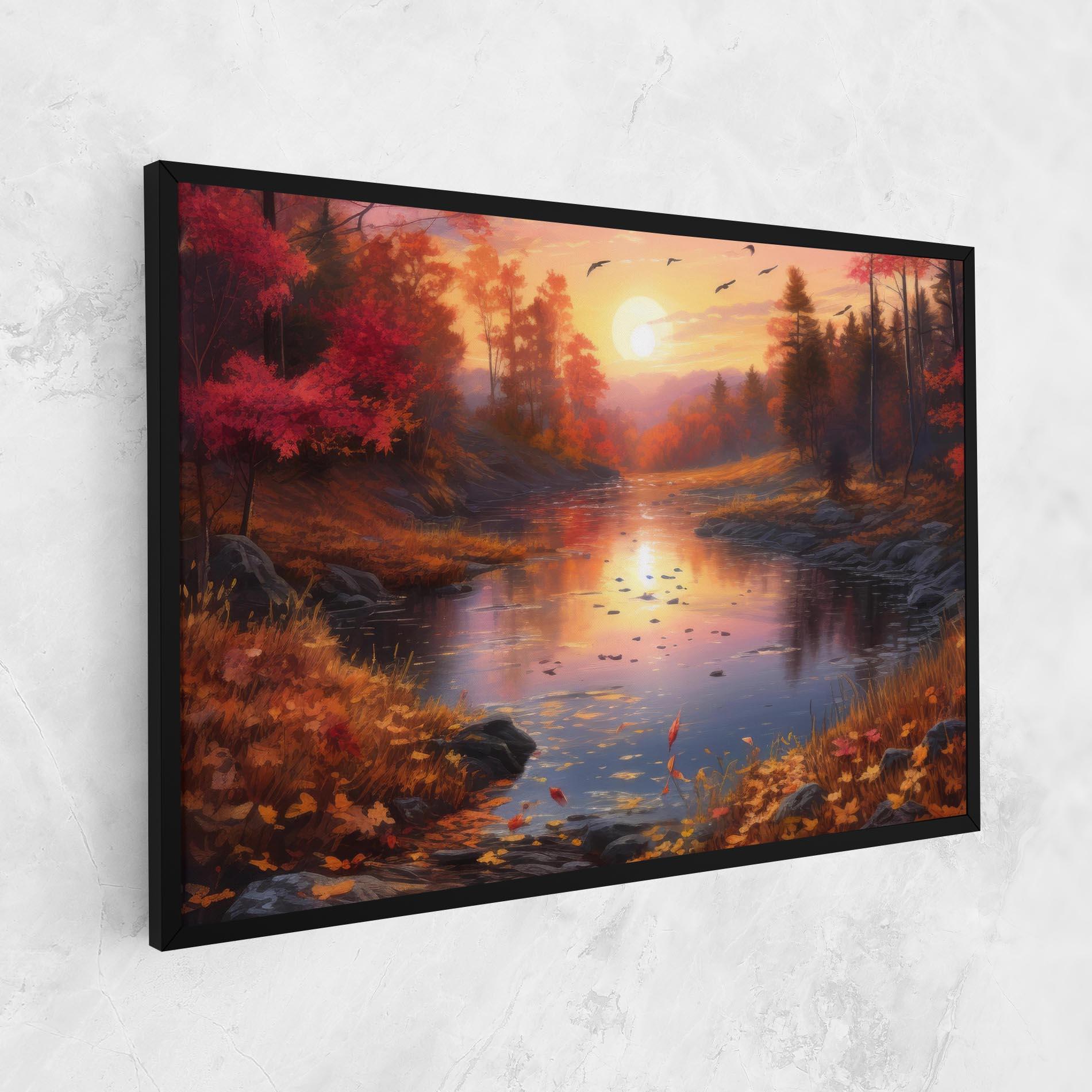 Vászonkép Autumn Sunset mockup 1