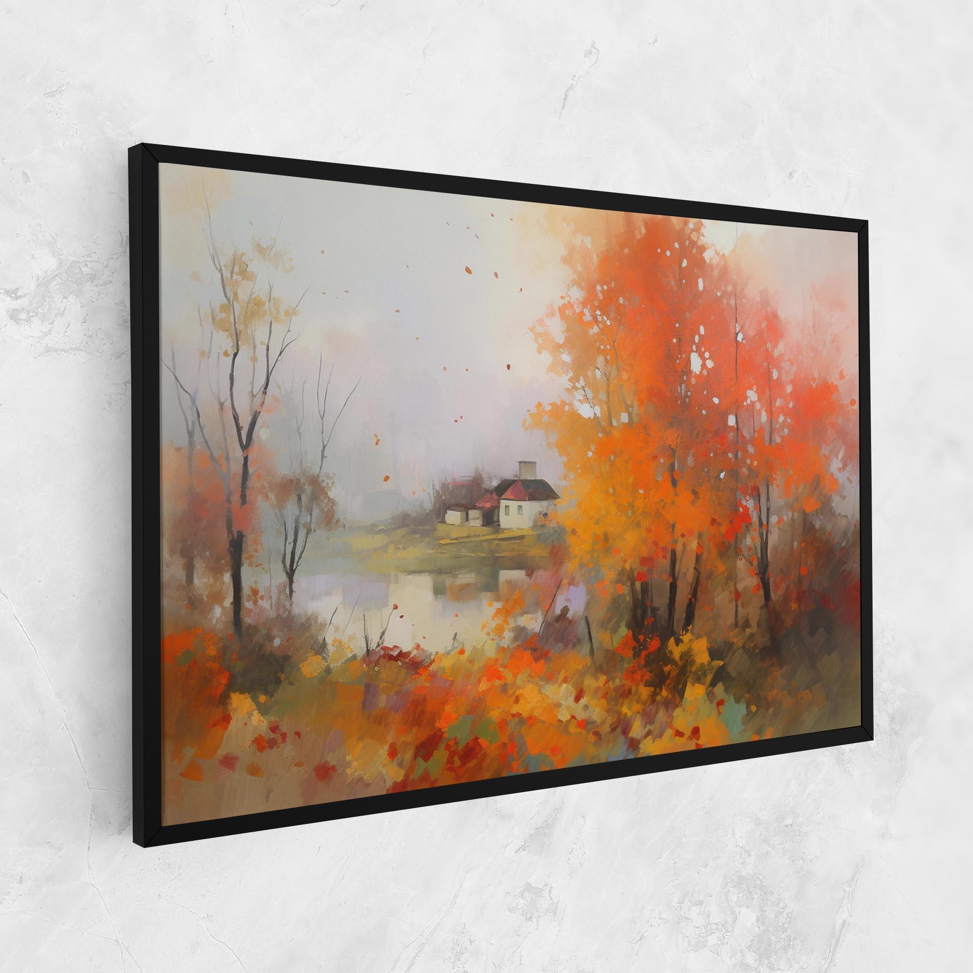 Vászonkép Autumnal Painting mockup 1