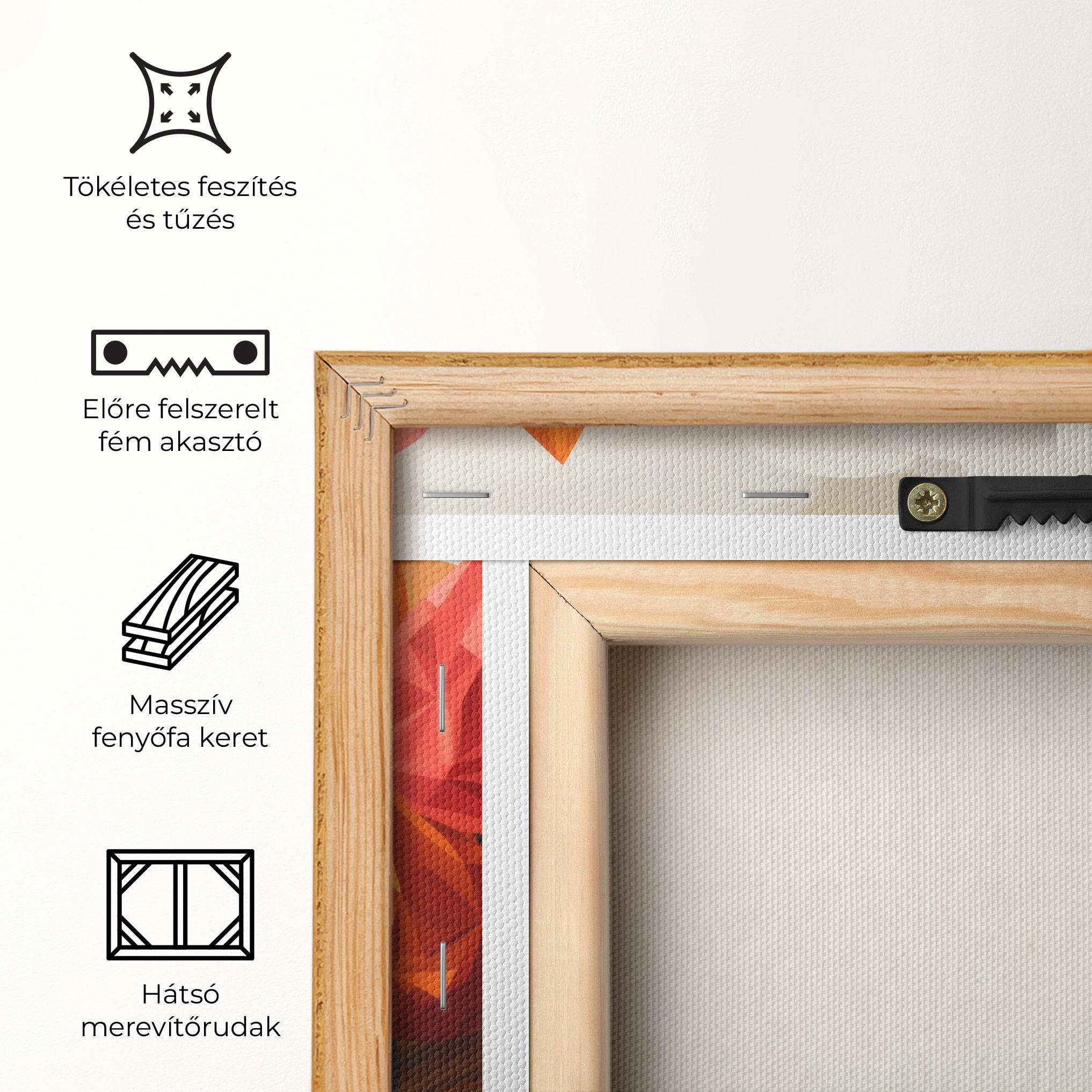 Vászonkép Colorful Trees Art mockup 5