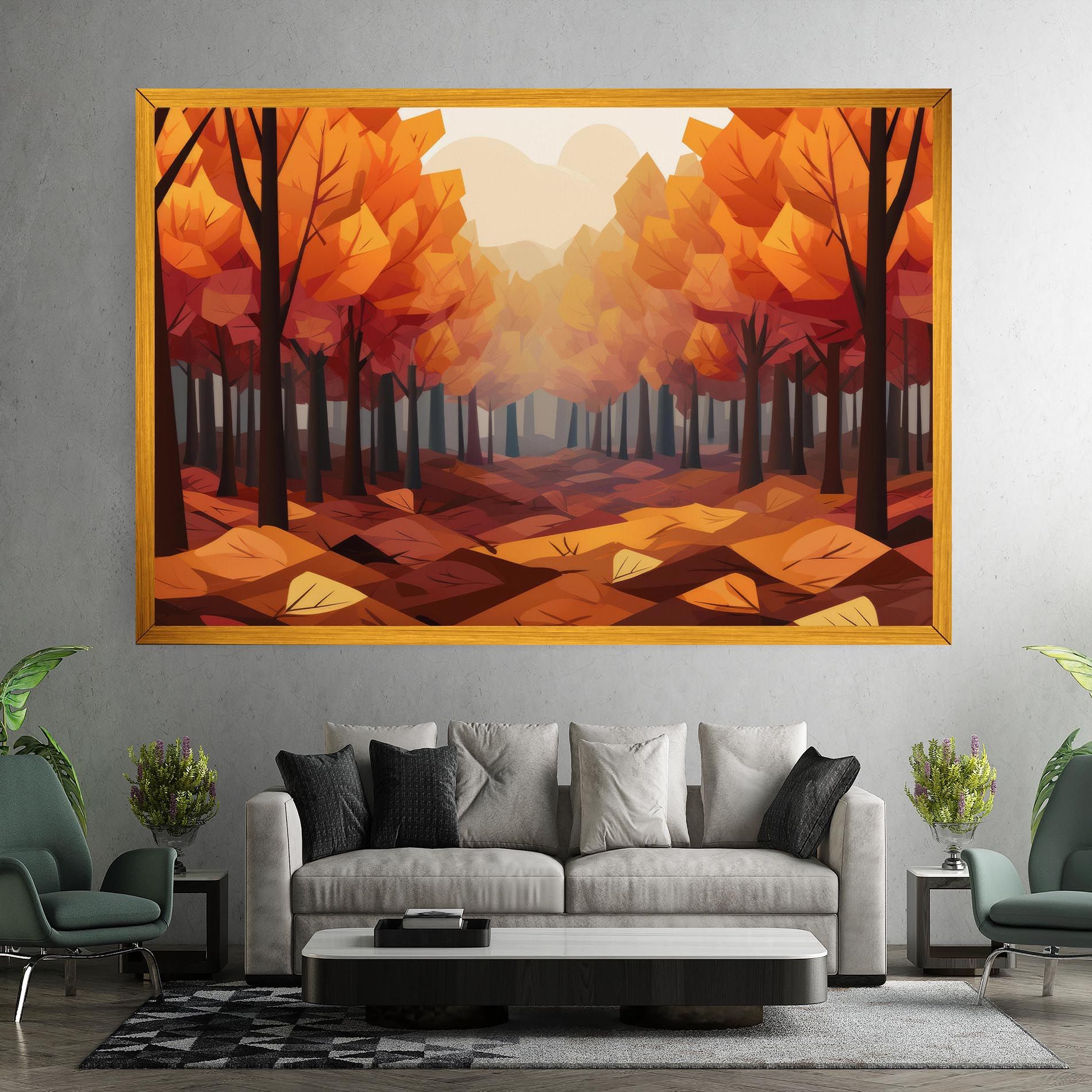 Autumn Forest View mockup 7