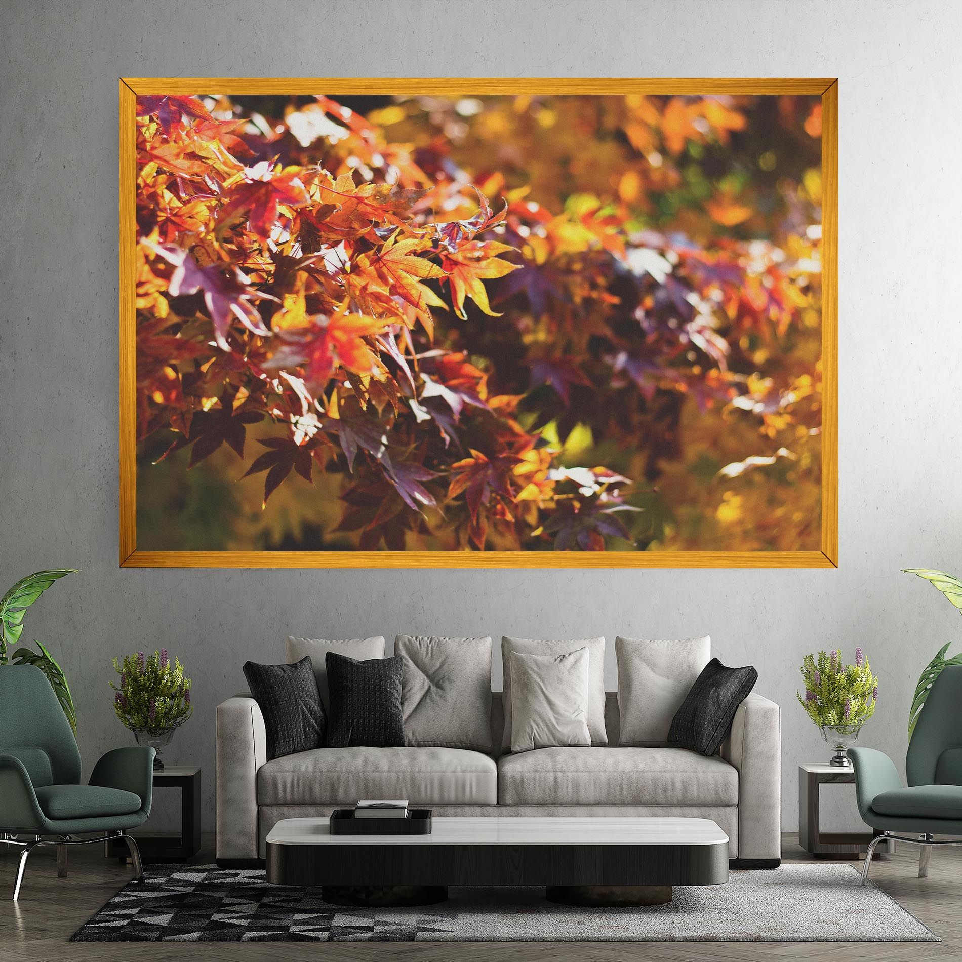 Dark Red Leaves mockup 7