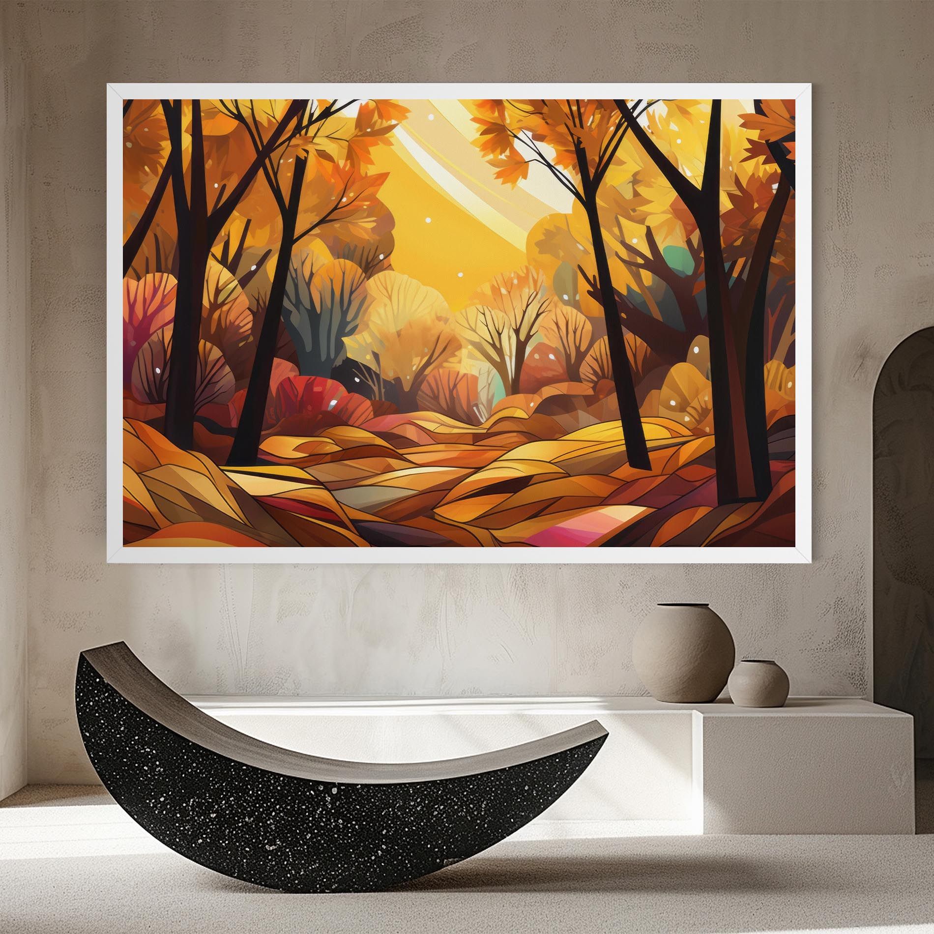 Autumn Forest Art mockup 8