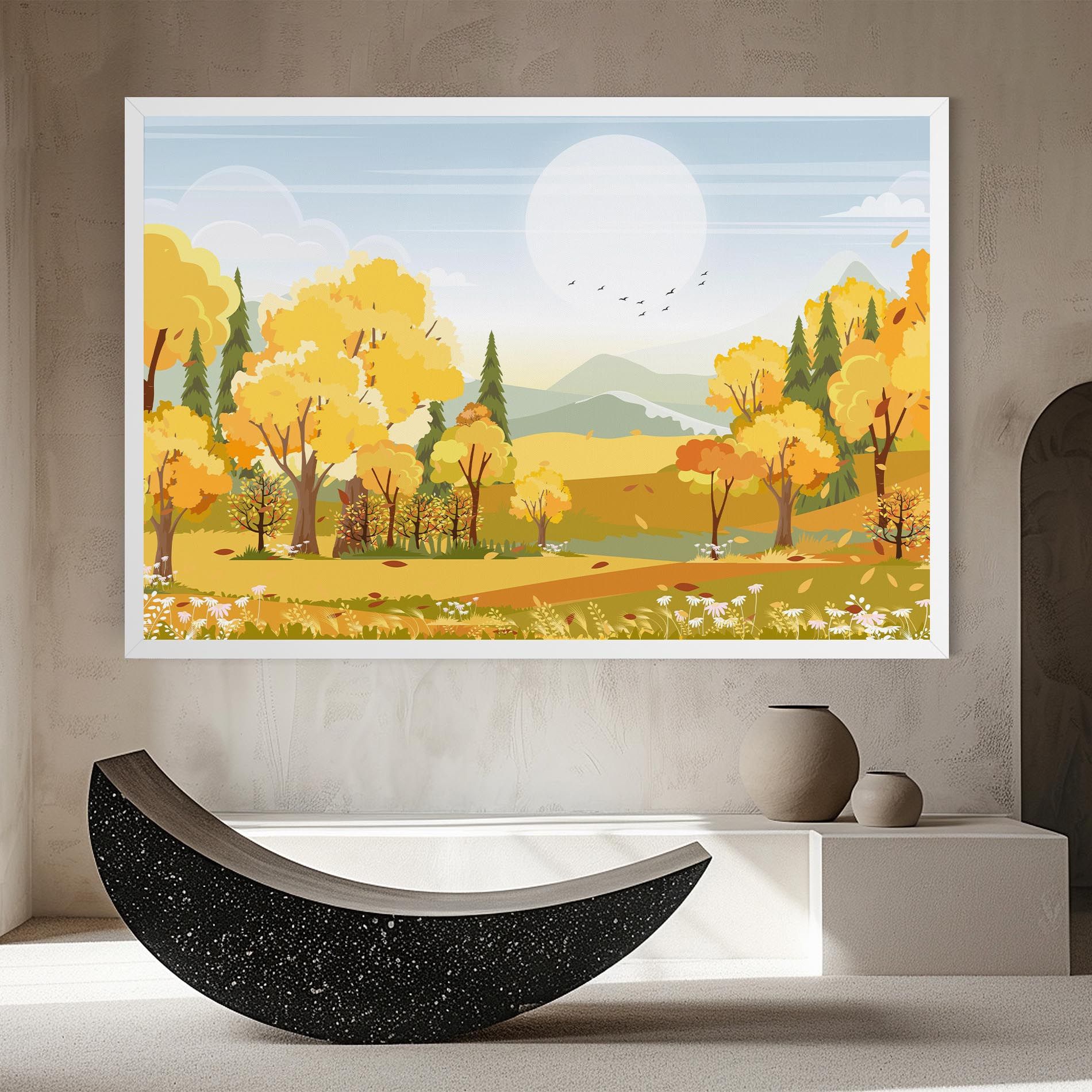Autumn Yellow View mockup 8