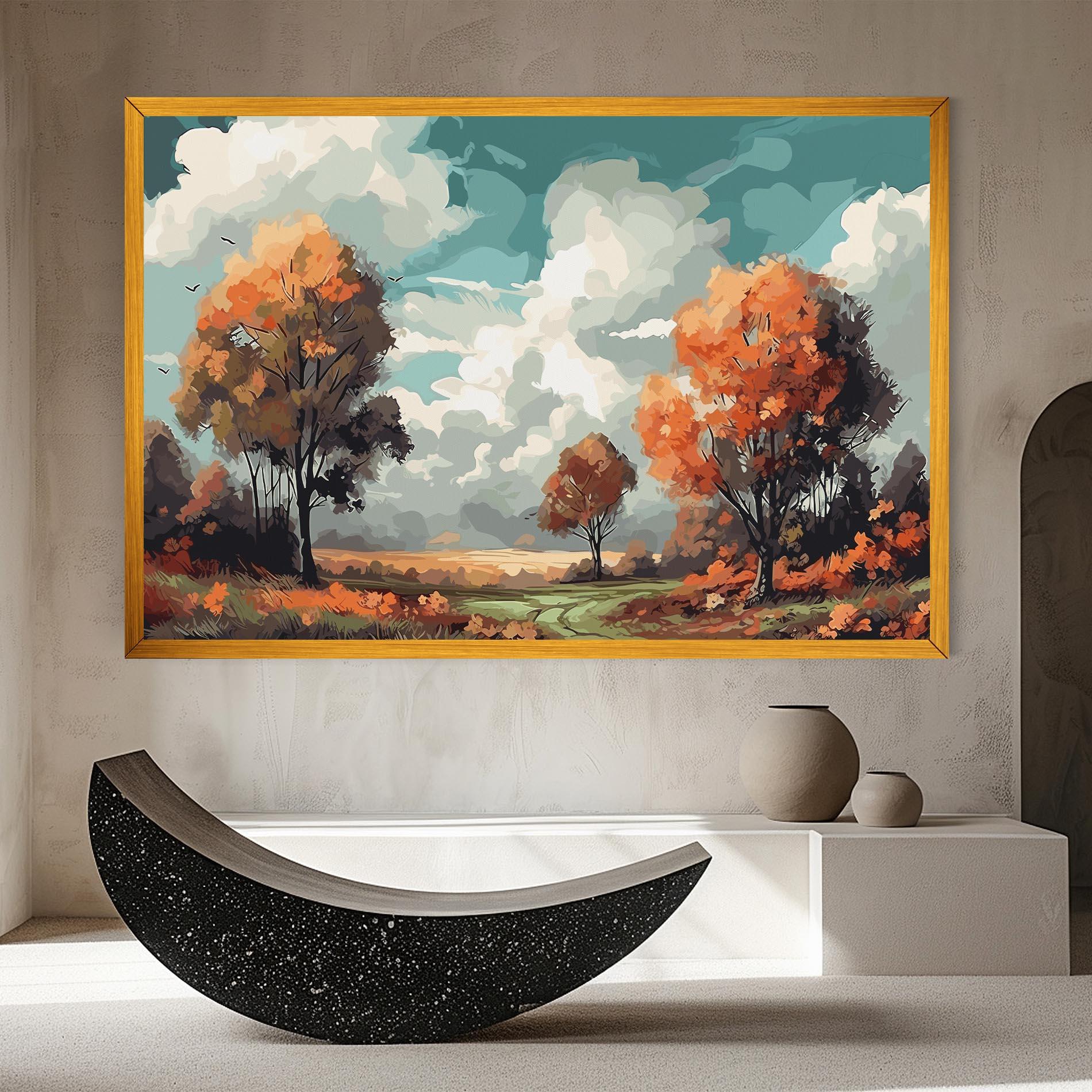Vászonkép Autumn Art mockup 8