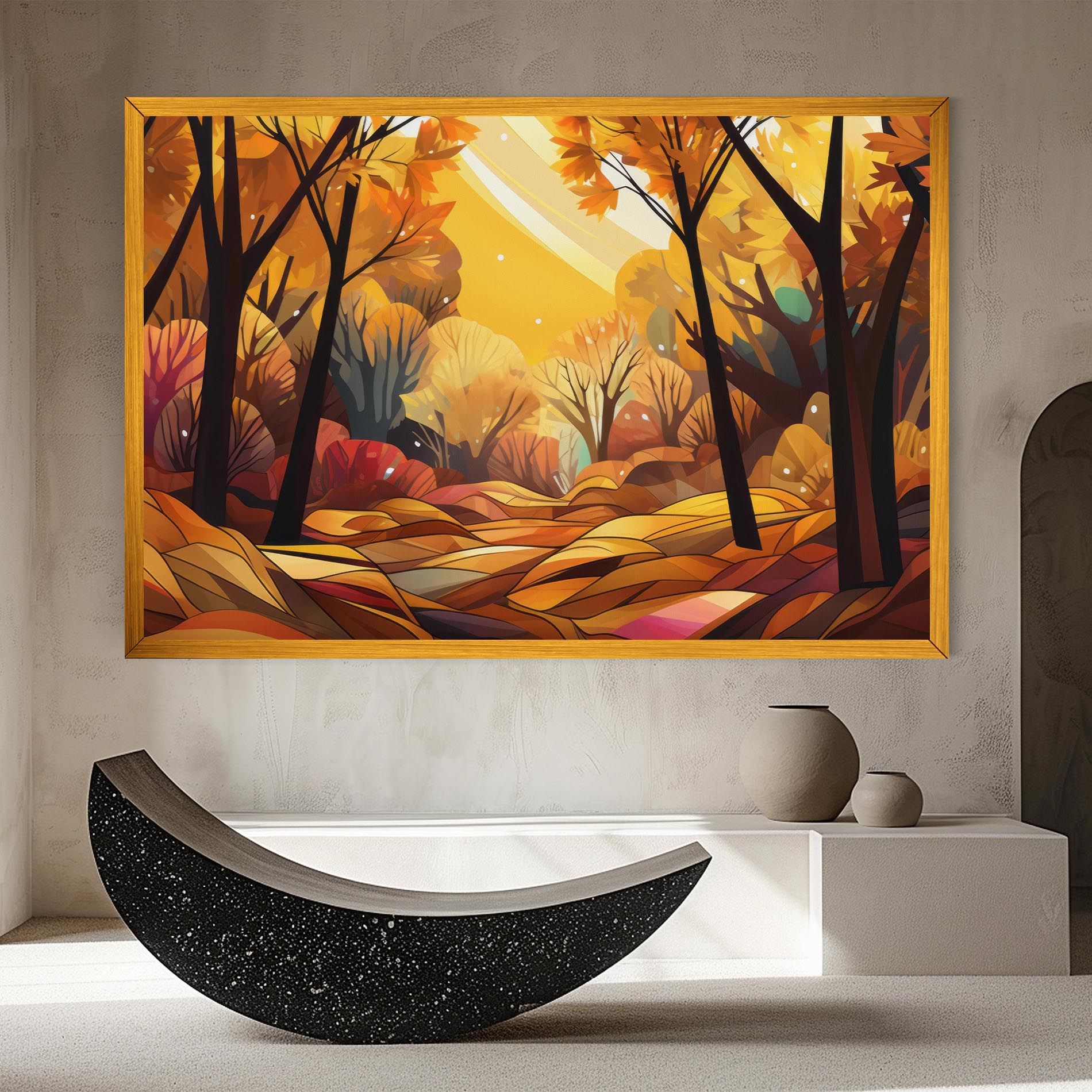 Autumn Forest Art mockup 8