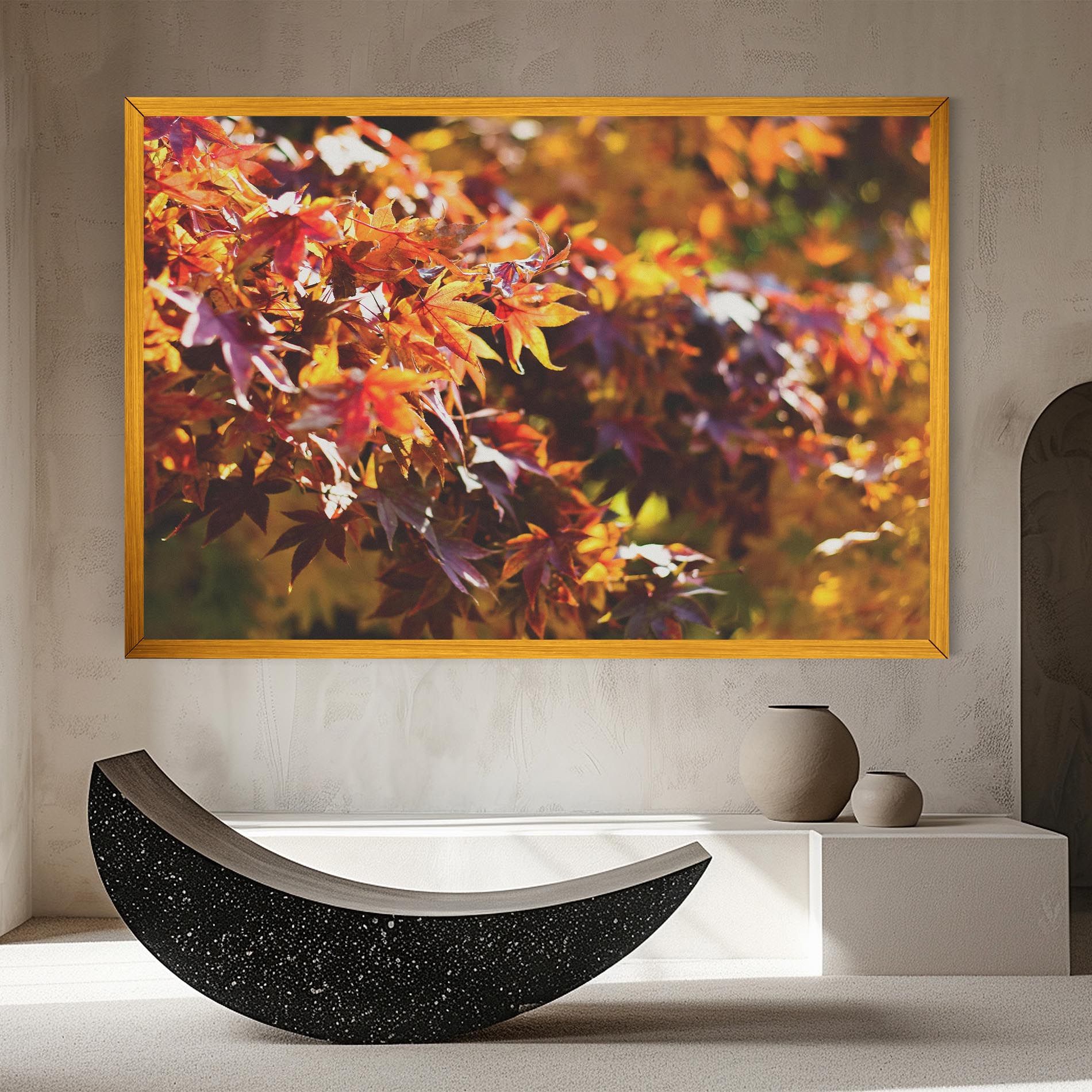 Dark Red Leaves mockup 8