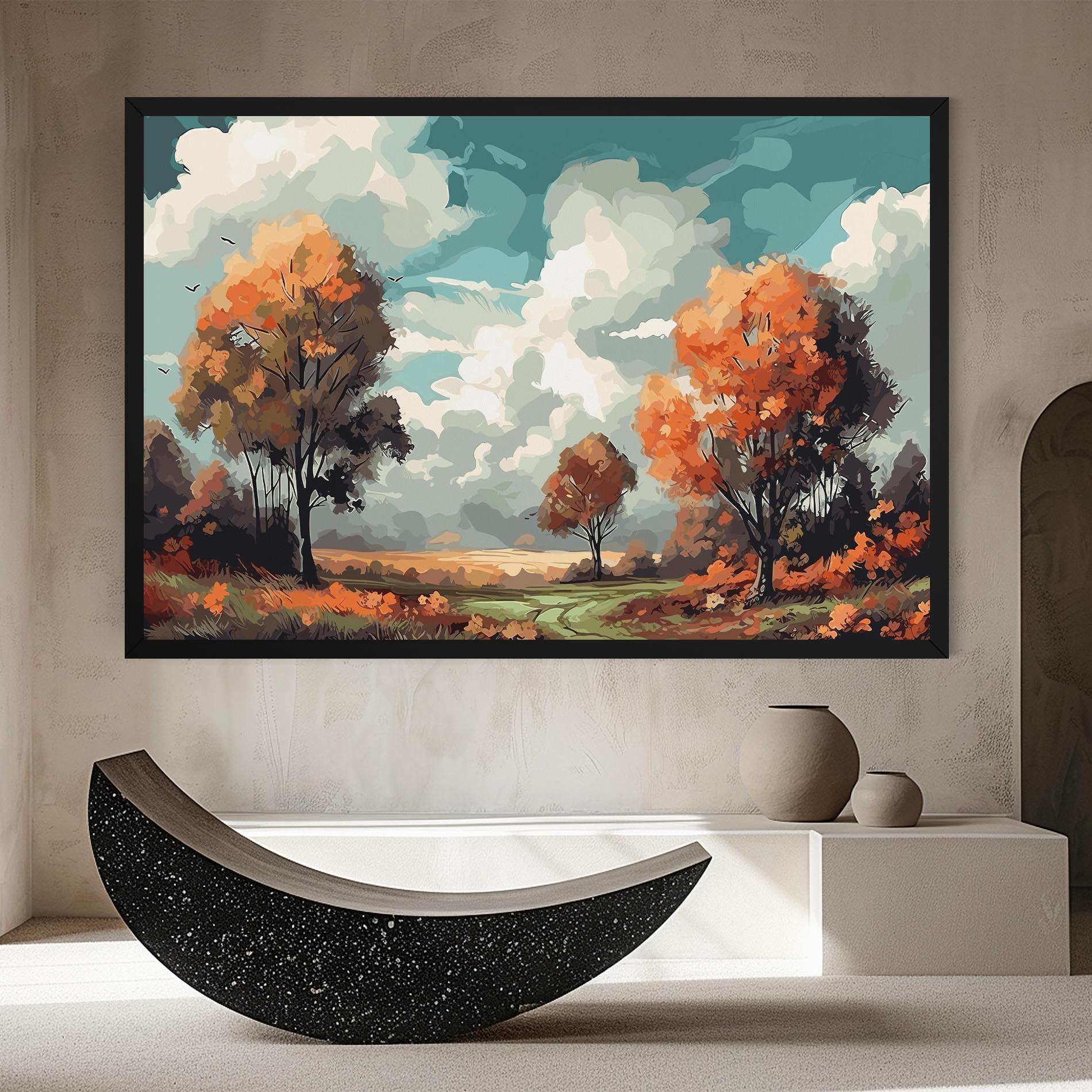 Vászonkép Autumn Art mockup 8