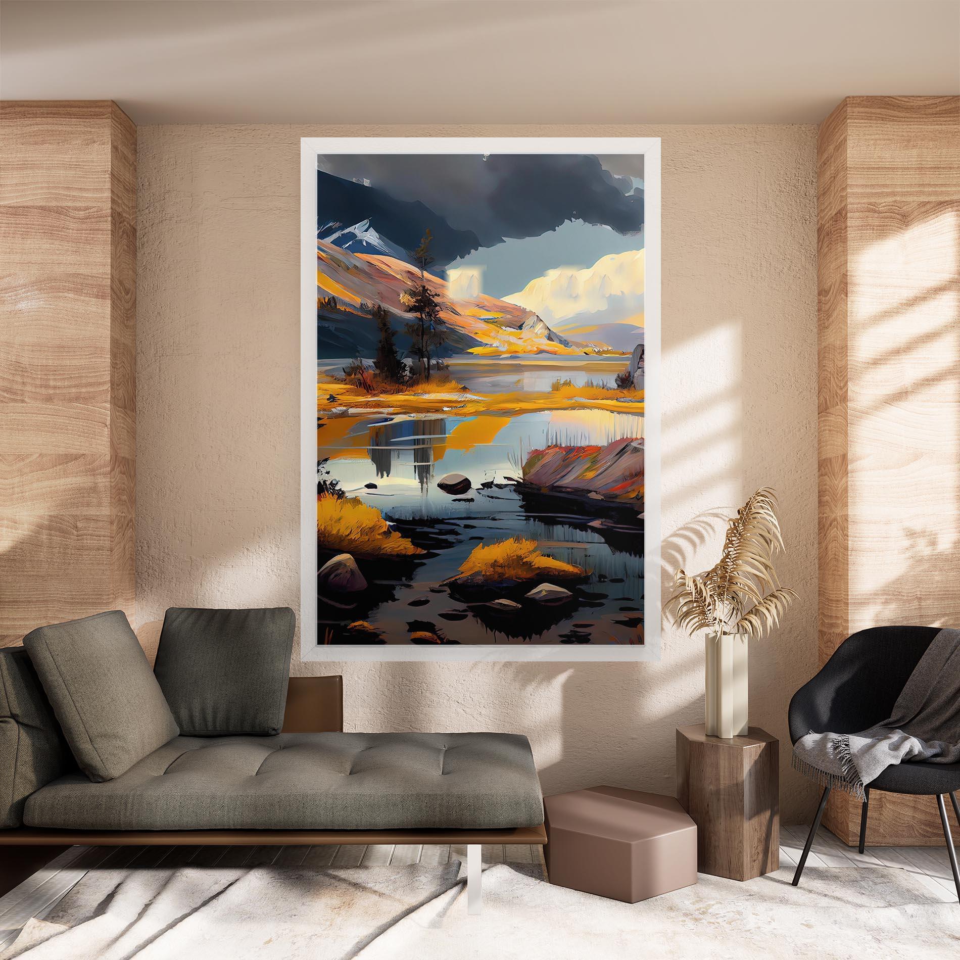 Vászonkép Autumn Landscape mockup 8