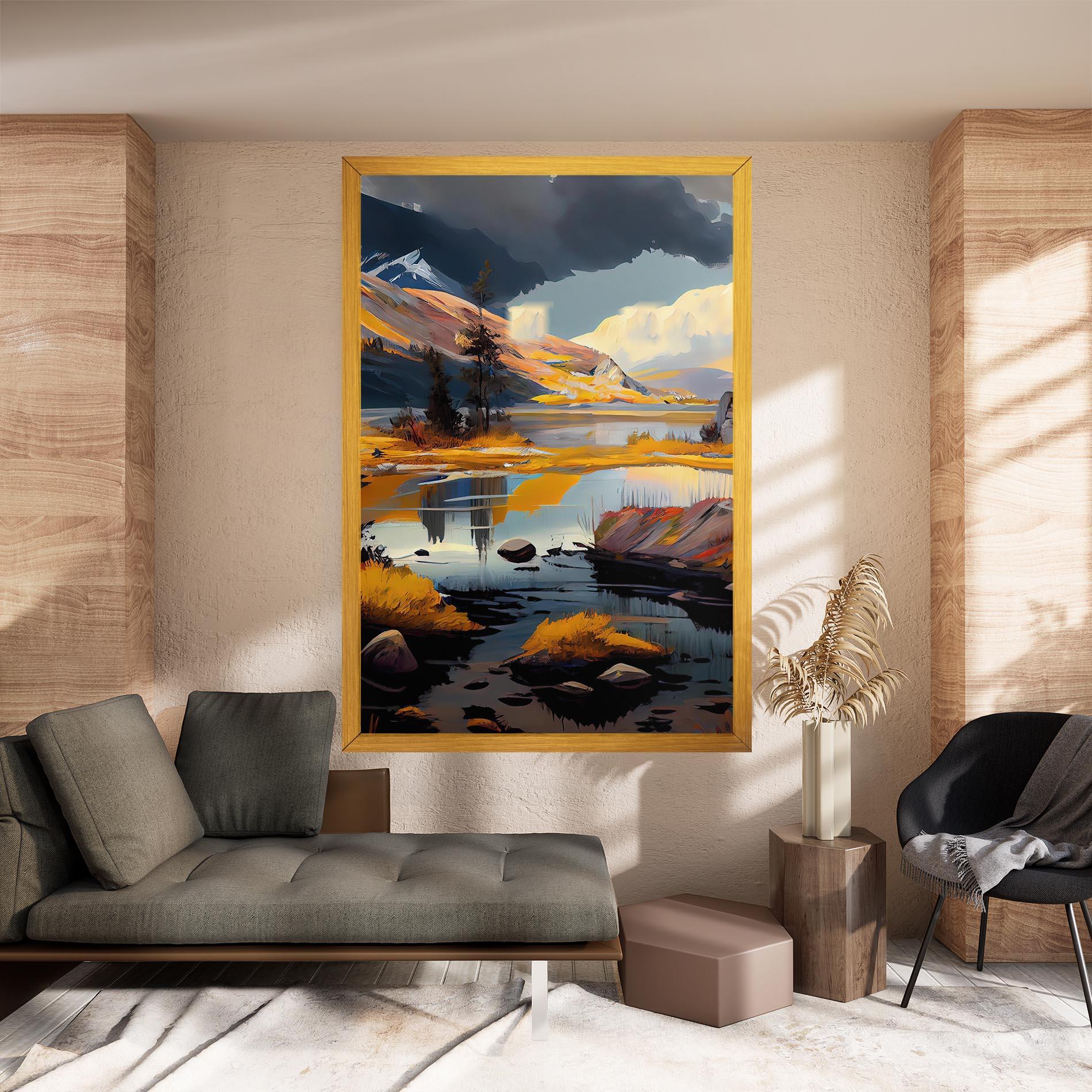 Vászonkép Autumn Landscape mockup 8