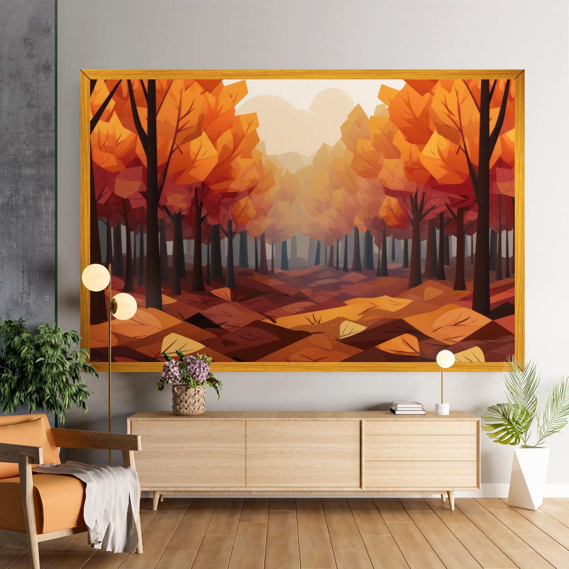 Autumn Forest View mockup 9