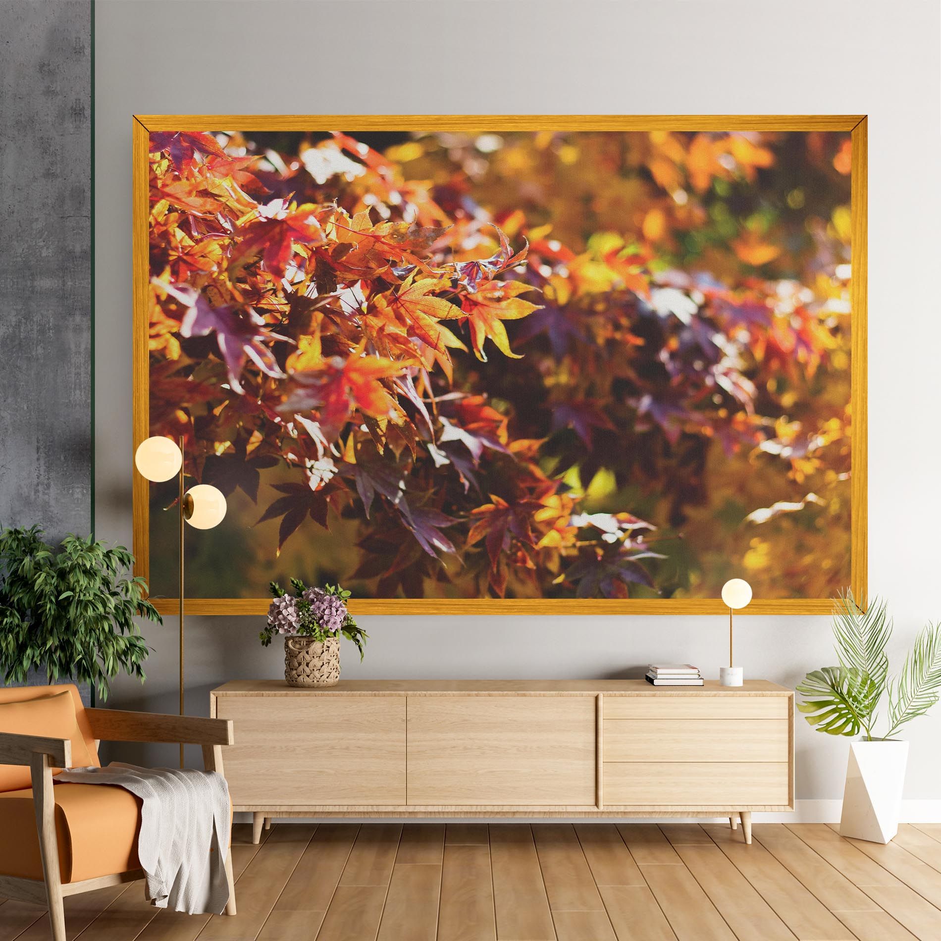 Dark Red Leaves mockup 9