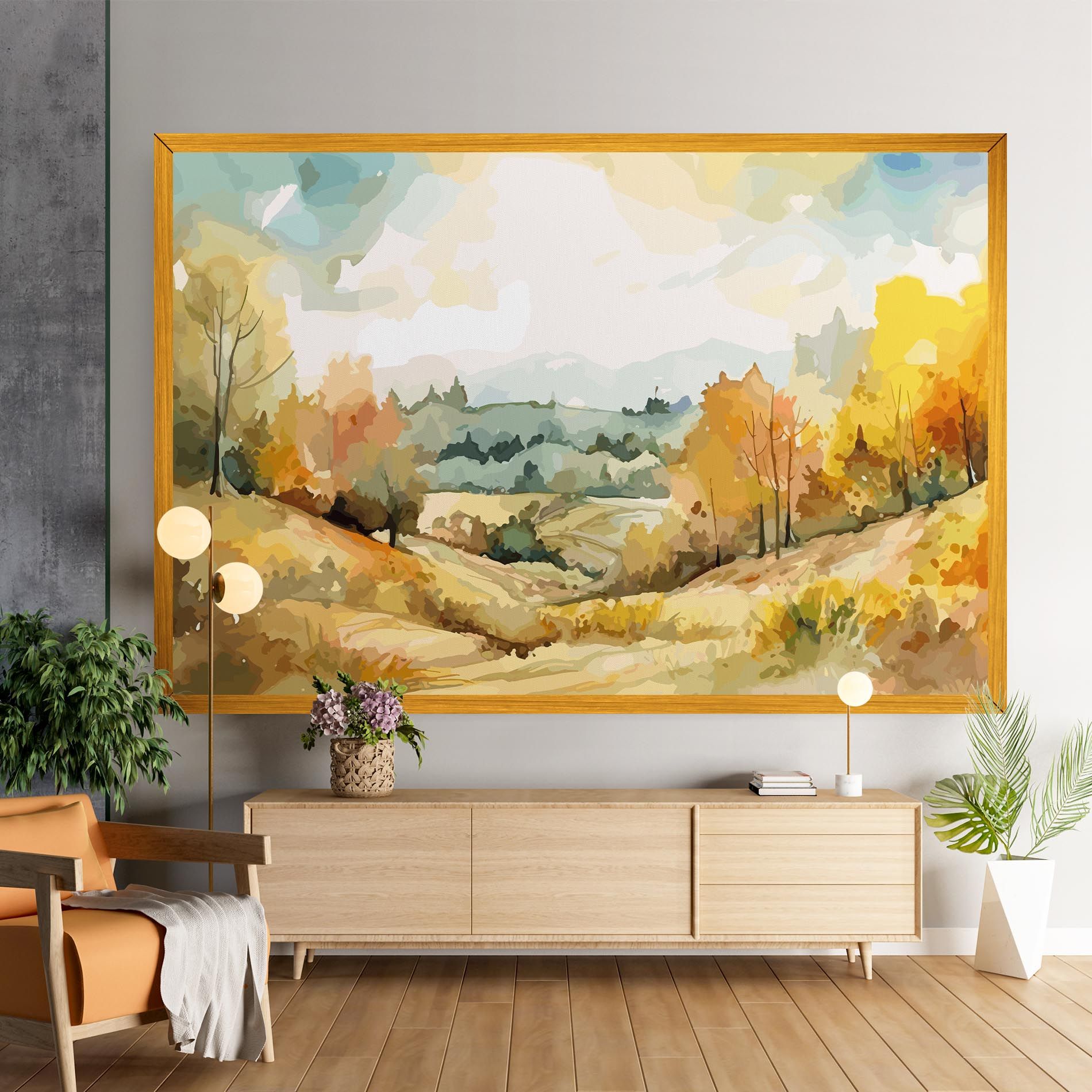 Green Yellow Autumn mockup 9