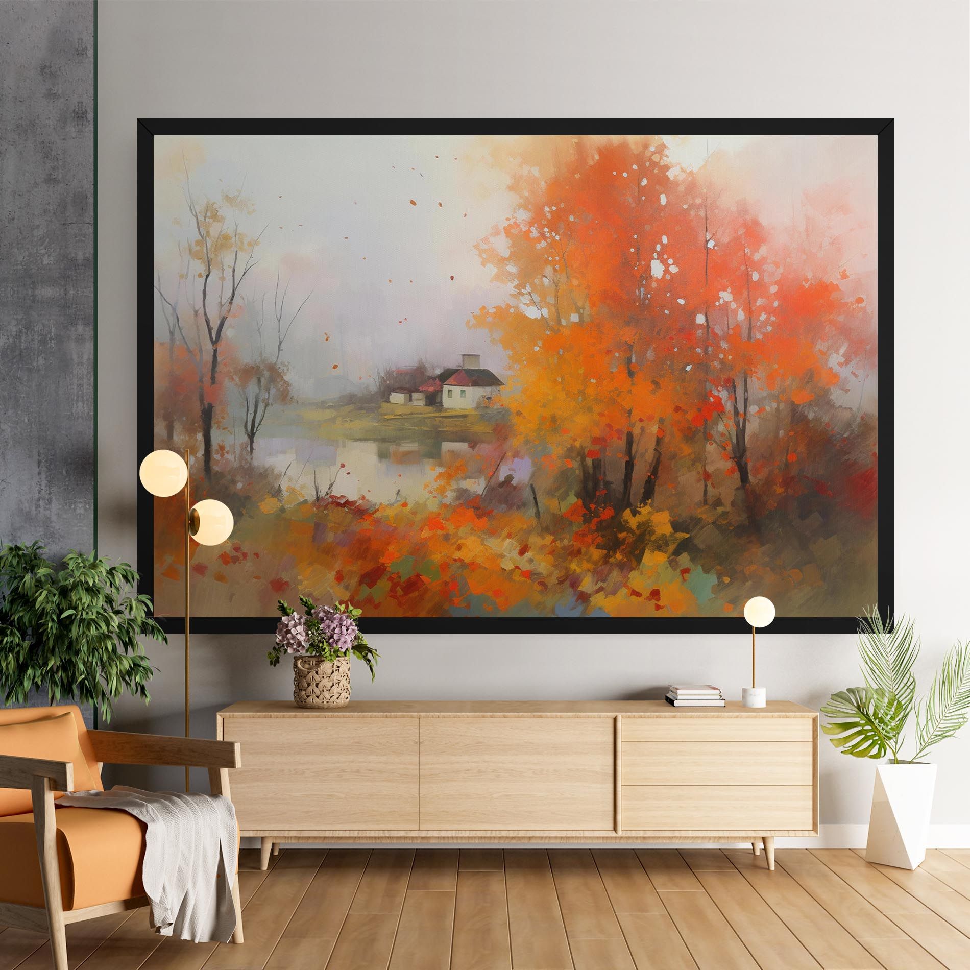 Autumnal Painting mockup 9