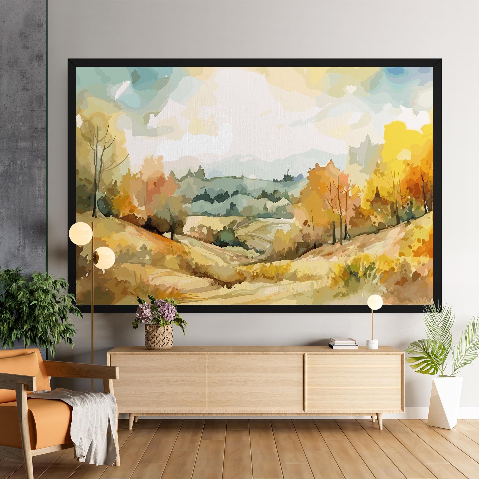 Green Yellow Autumn mockup 9