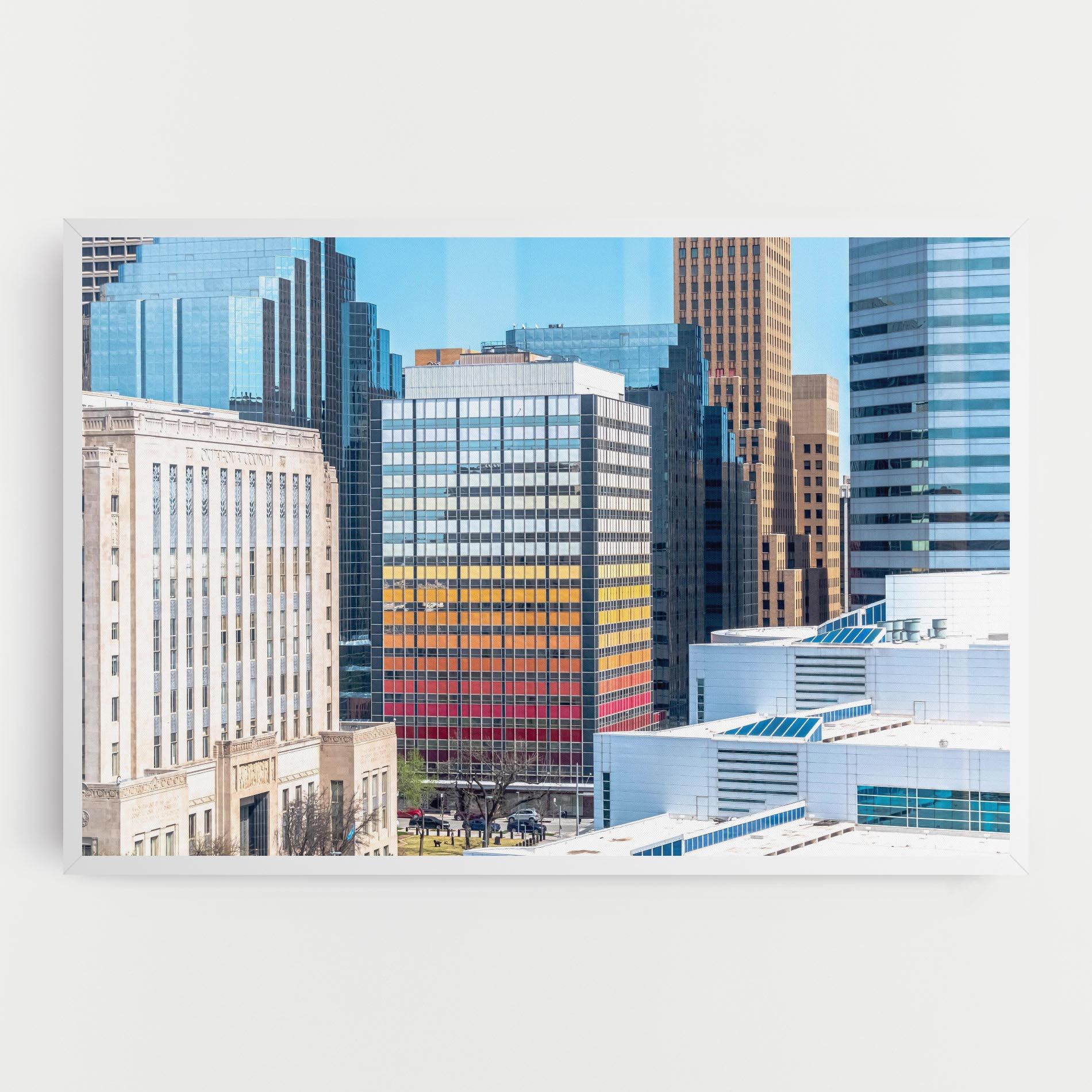Colorful Urban Building mockup 0