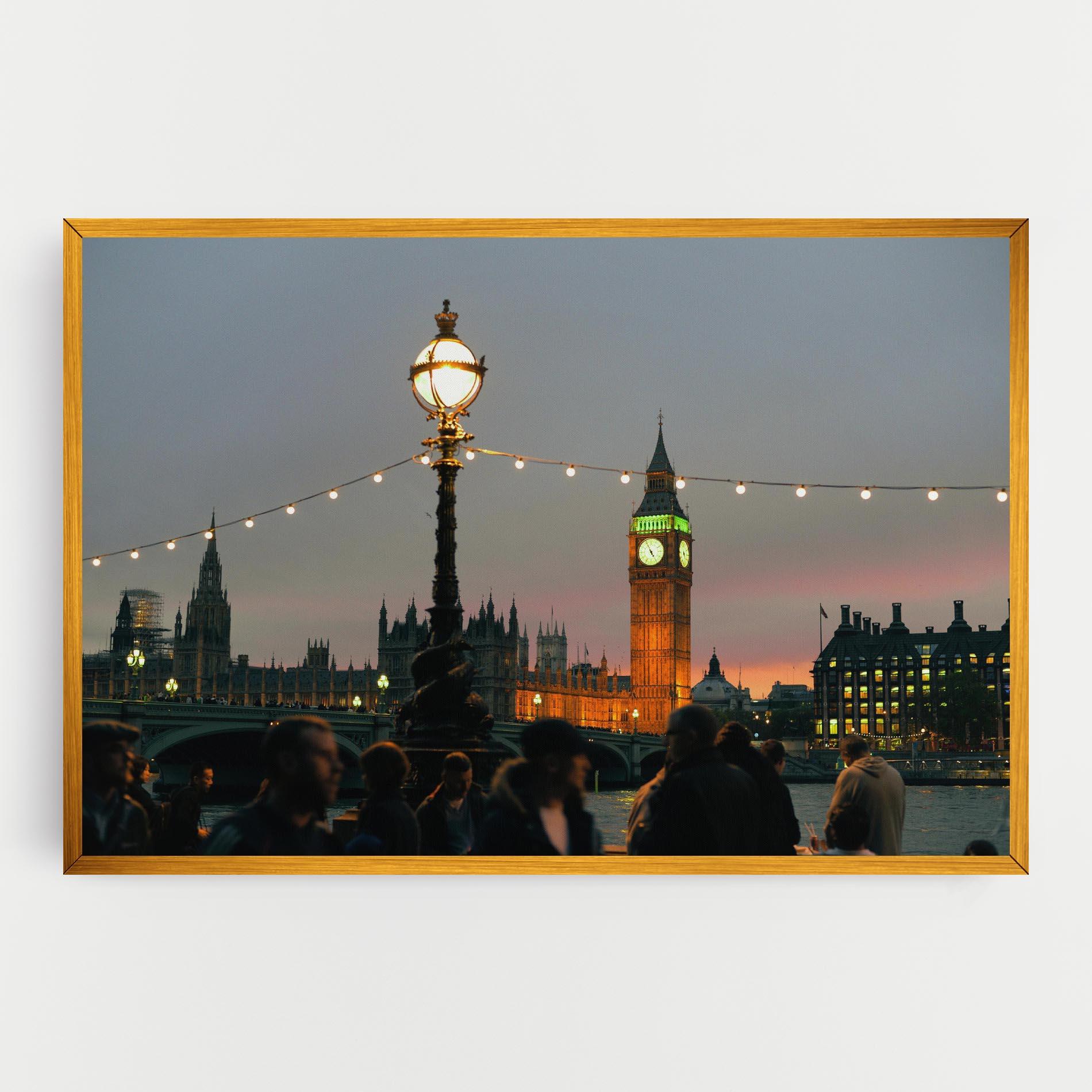 Vászonkép Clock Lights mockup 0