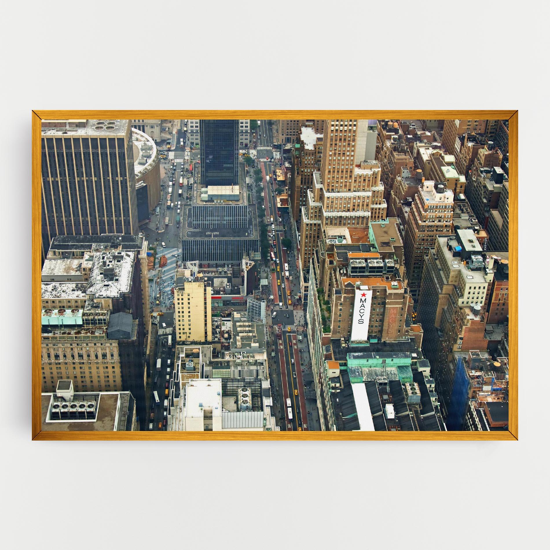 Vászonkép Cream Tall Building mockup 0