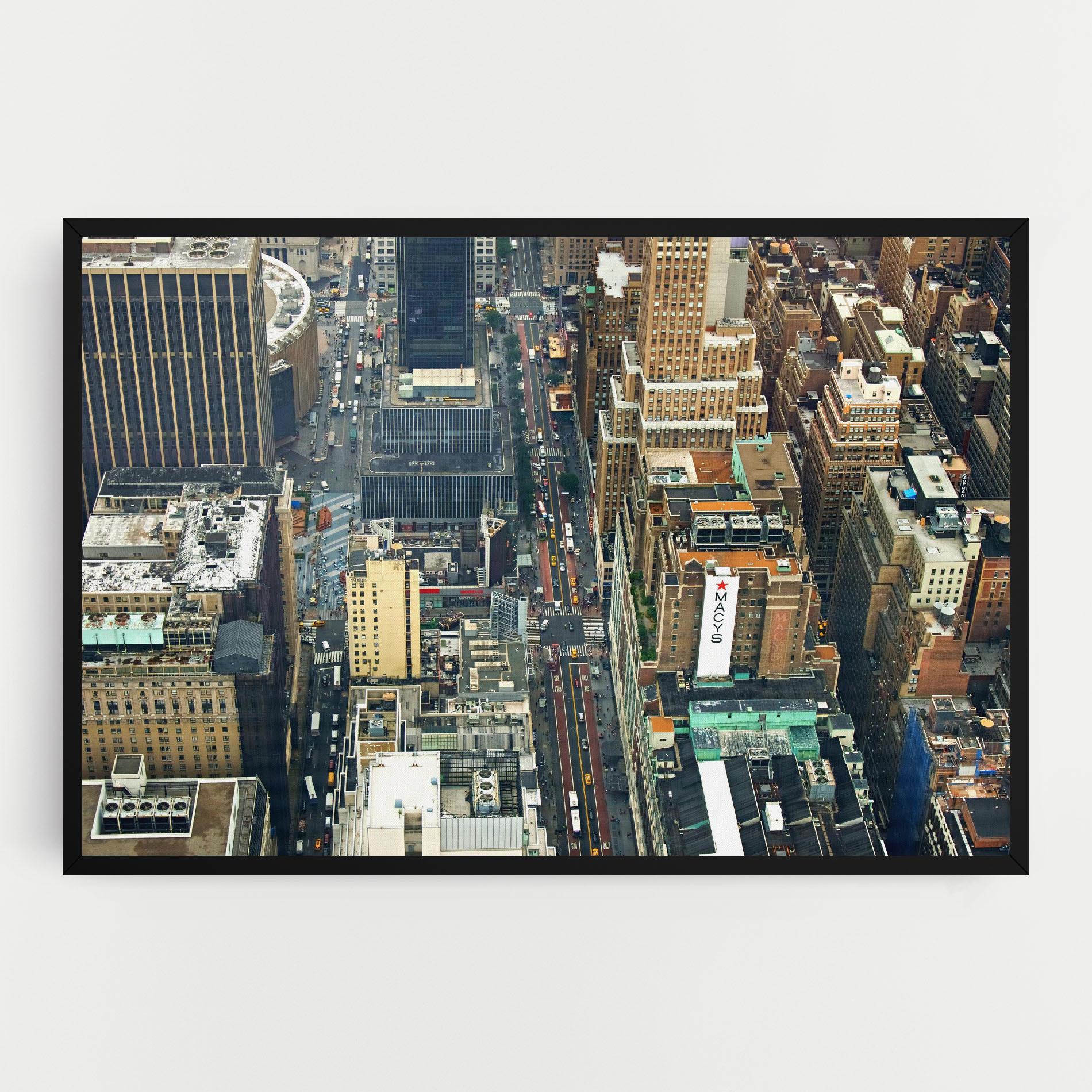 Vászonkép Cream Tall Building mockup 0