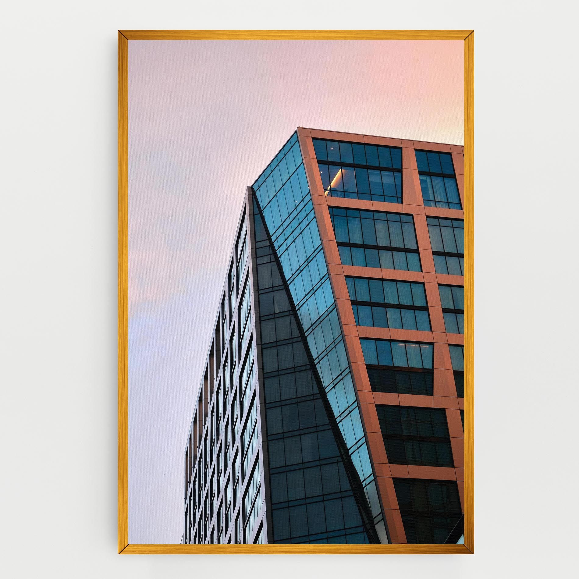 Blue Glass Building mockup 0