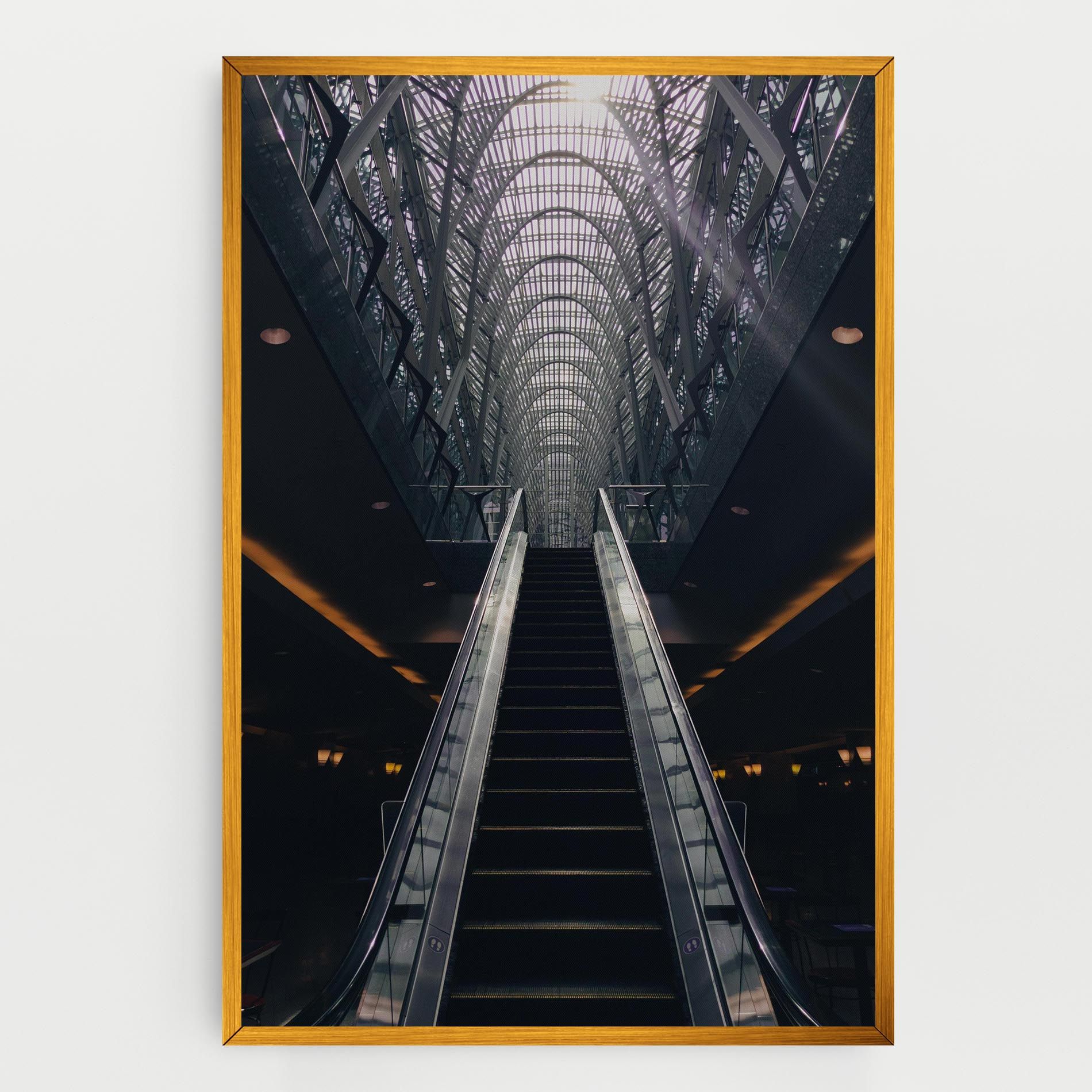 Grey Stairs Building mockup 0