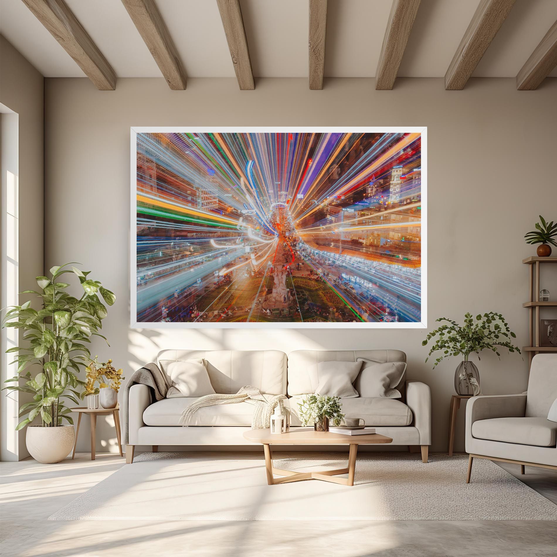 Colorful Light City mockup 6