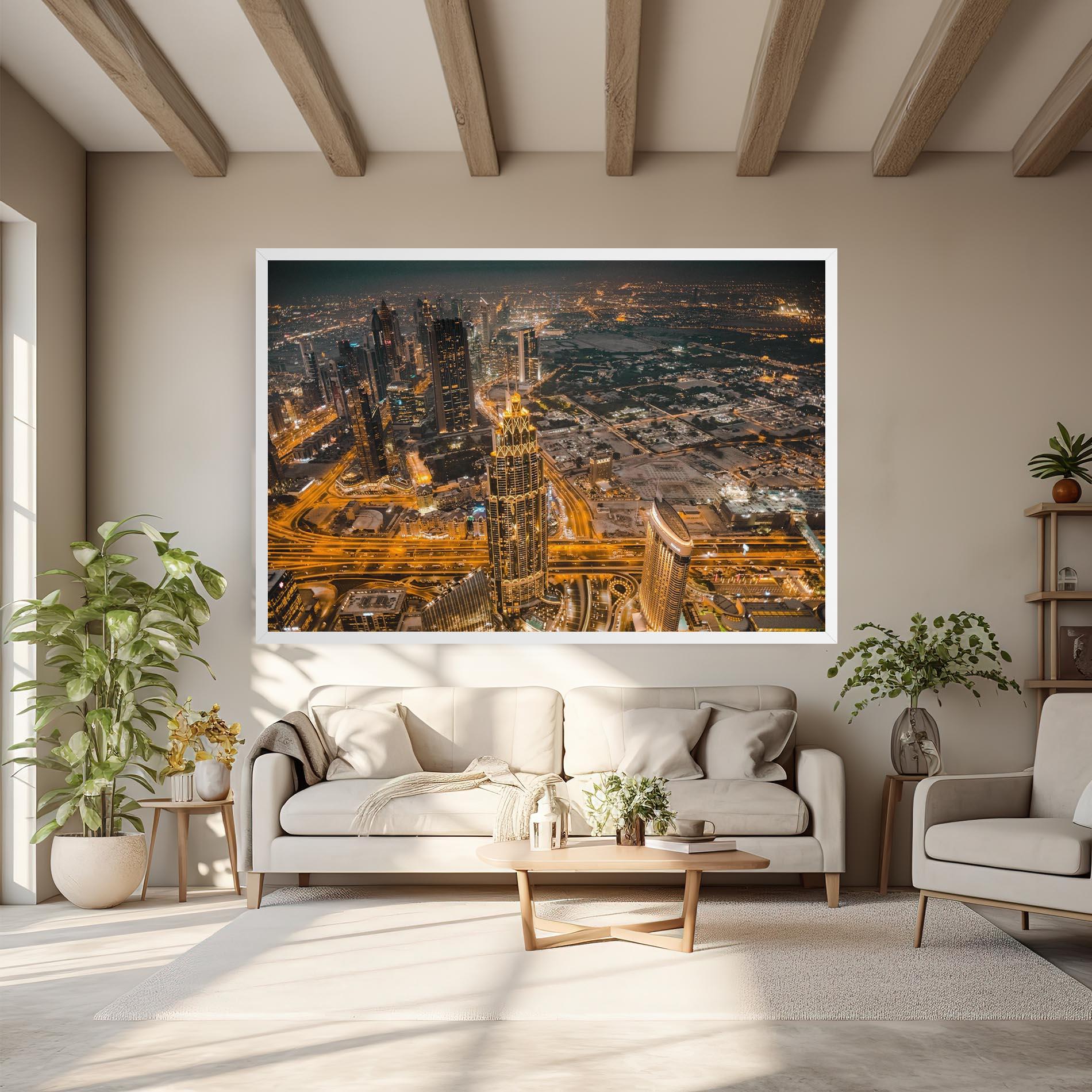 Vászonkép Dubai Lights mockup 6