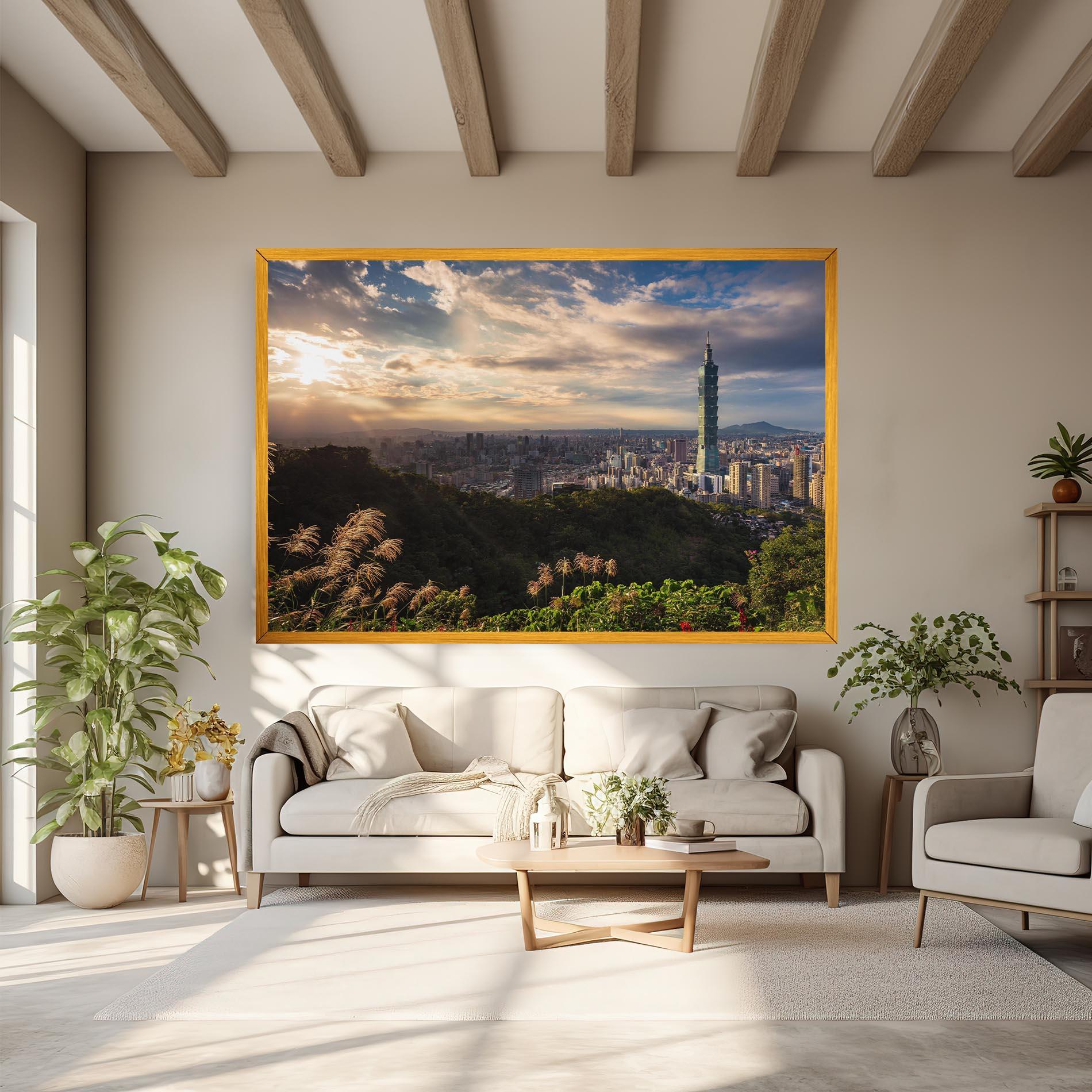 Vászonkép Big Building Daylight mockup 6