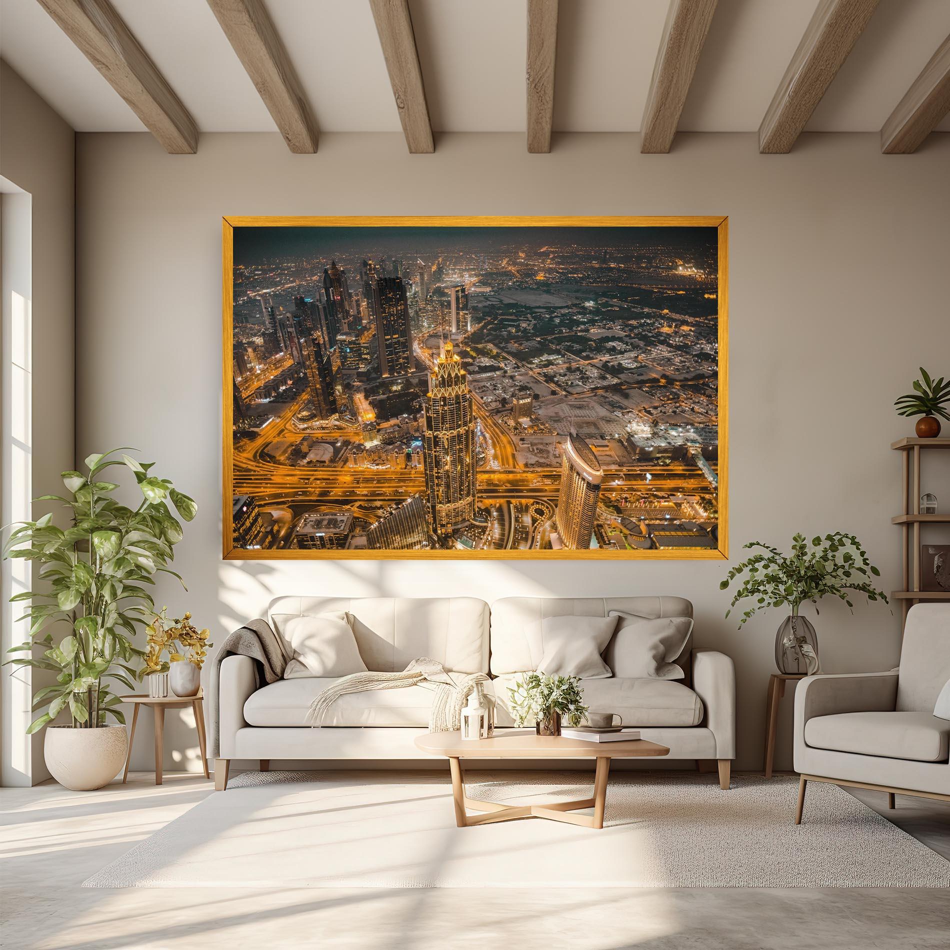 Vászonkép Dubai Lights mockup 6