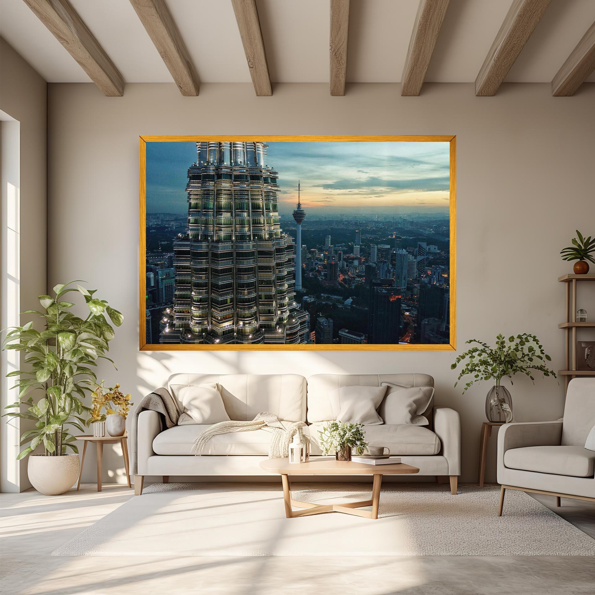 Vászonkép Hight Tower View mockup 6