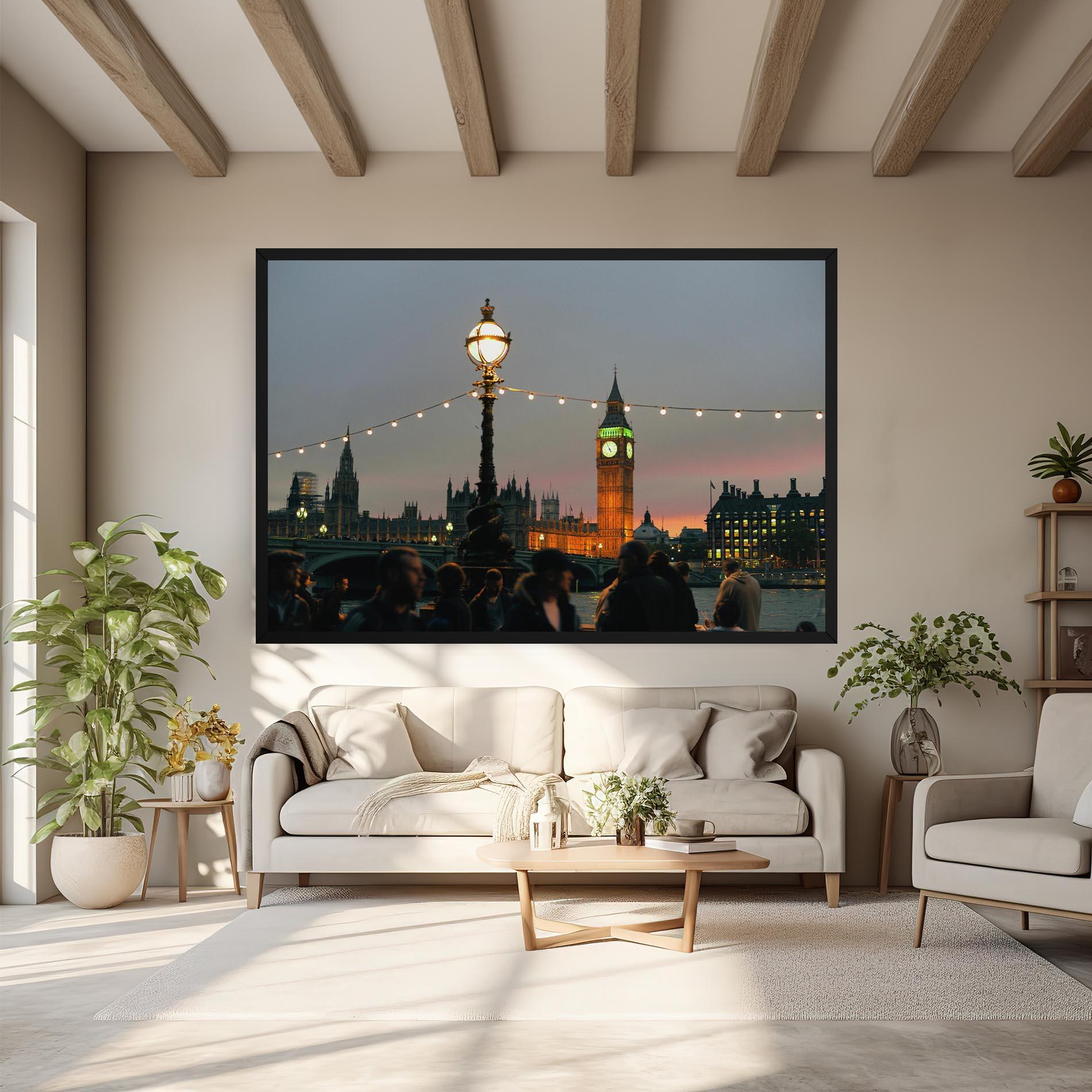 Vászonkép Clock Lights mockup 6