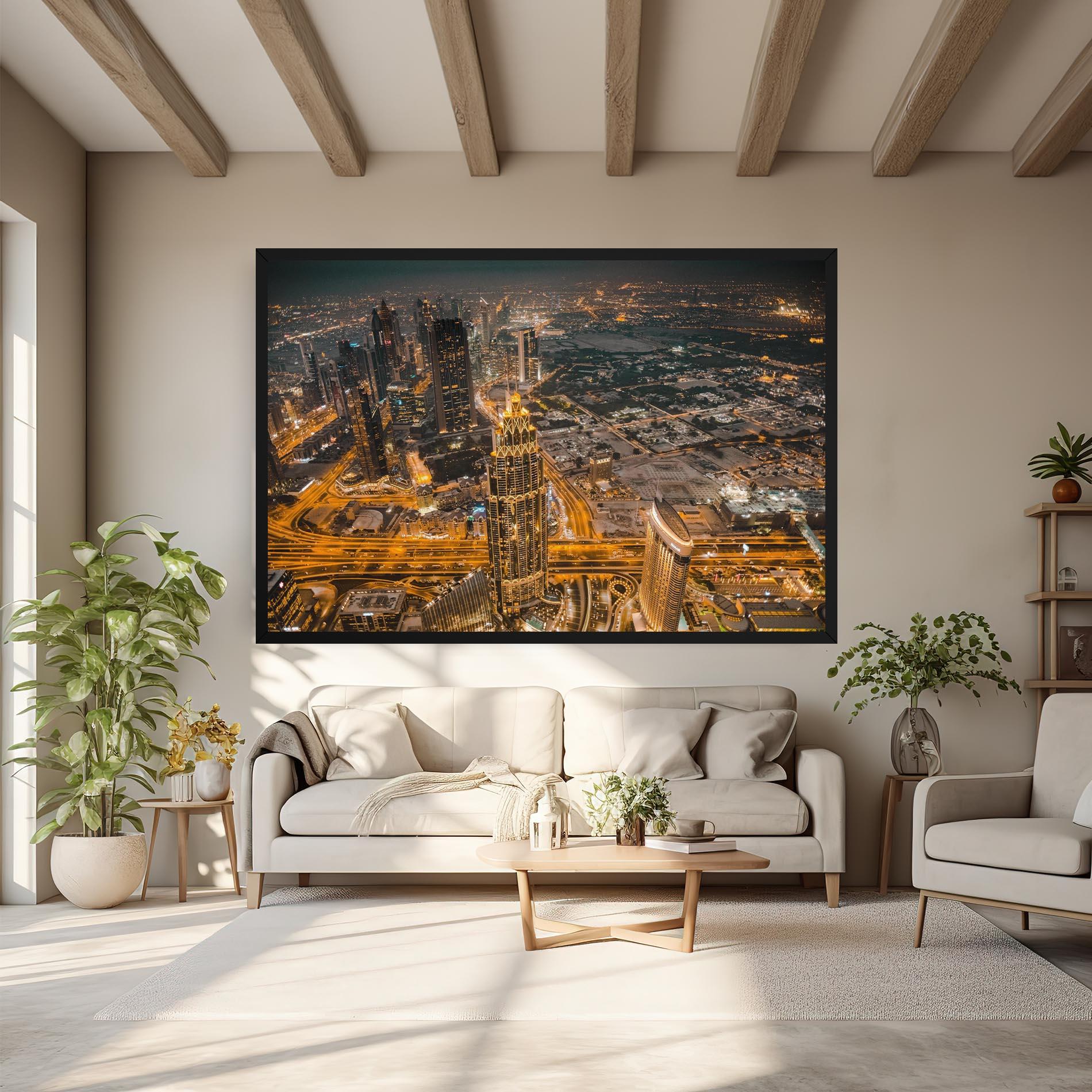 Vászonkép Dubai Lights mockup 6