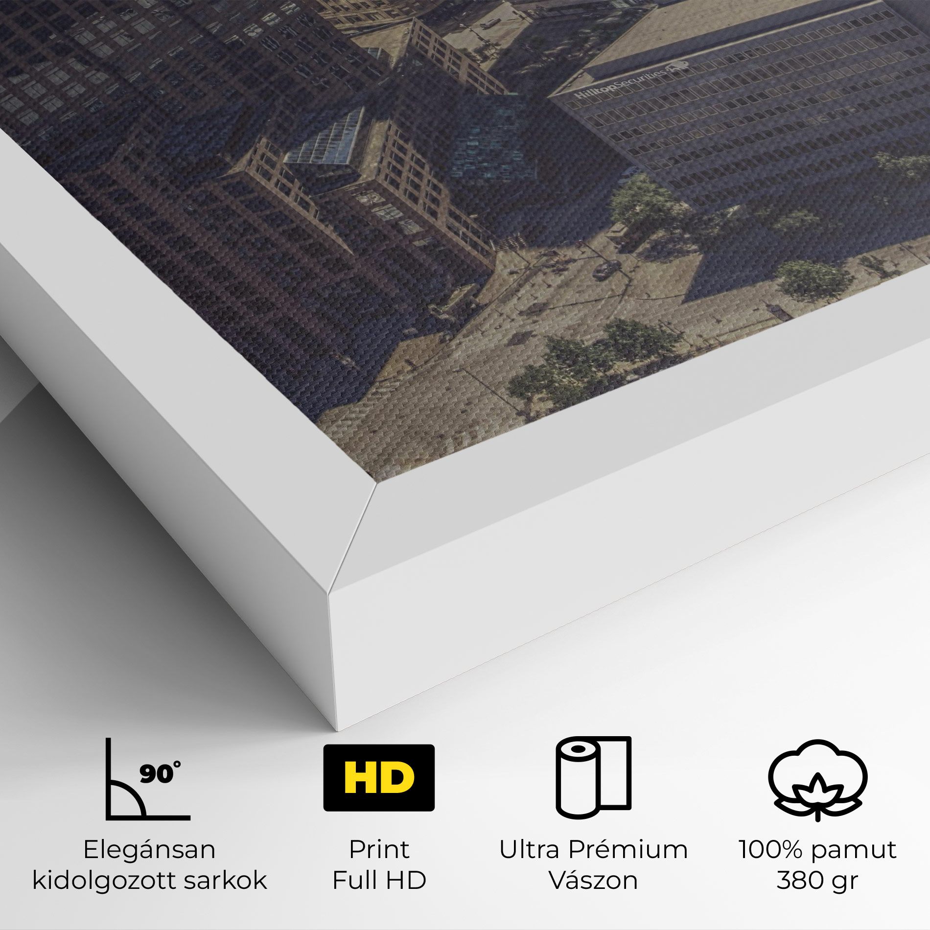 Cream Light Building mockup 4