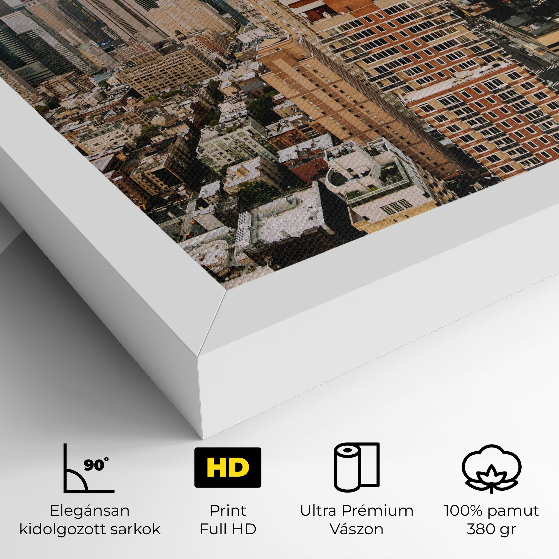 Cream Orange Building mockup 4