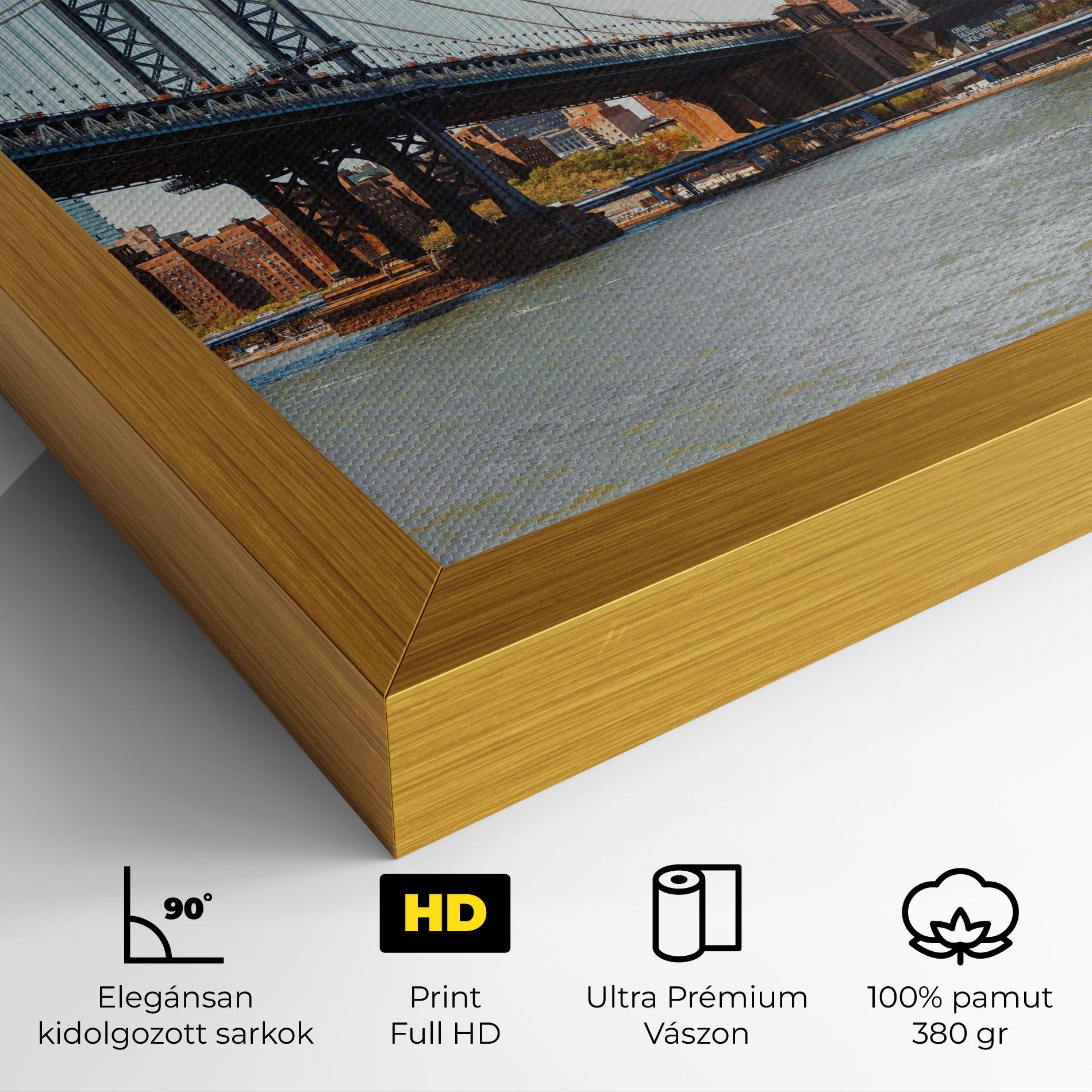 Vászonkép Big City Bridge mockup 4