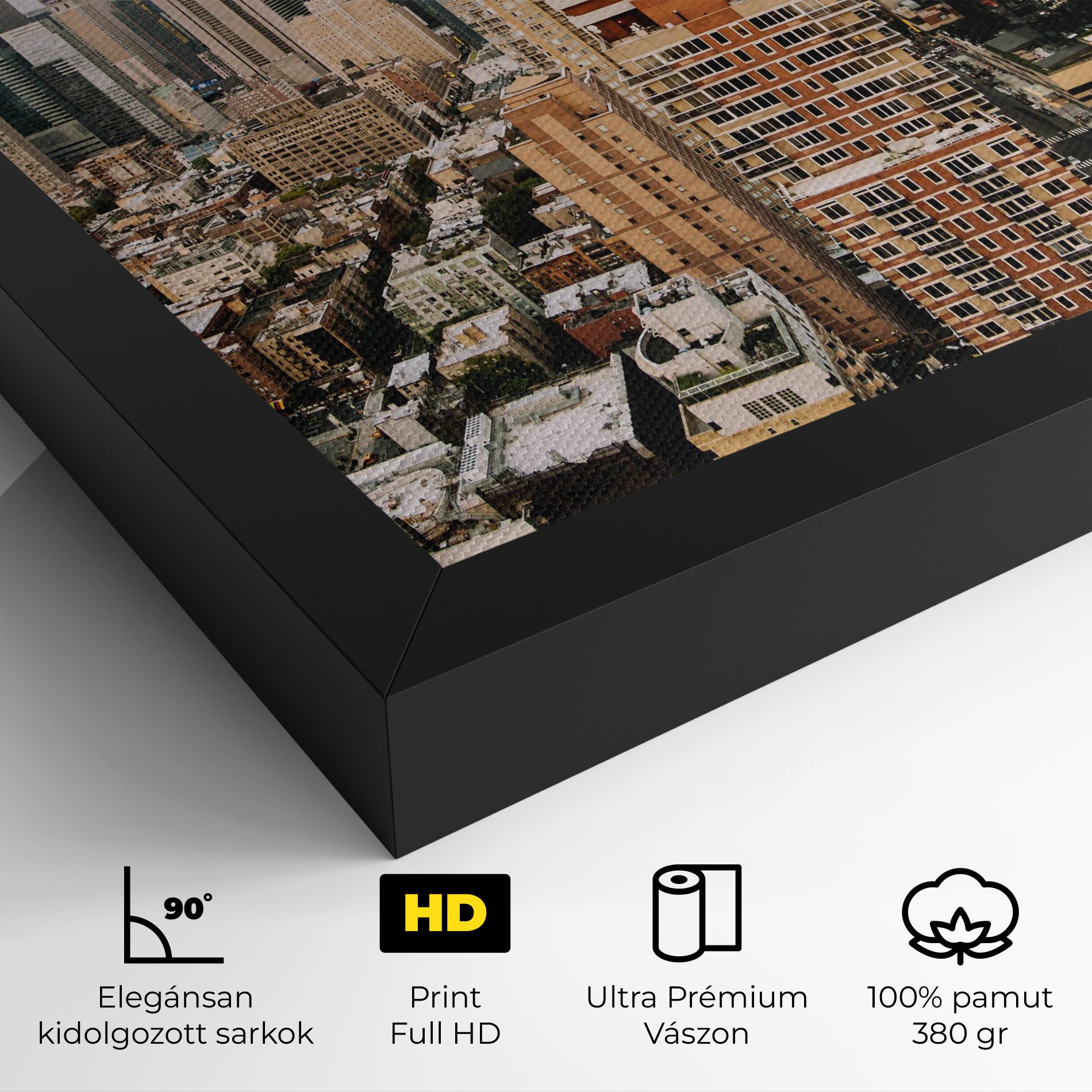 Cream Orange Building mockup 4