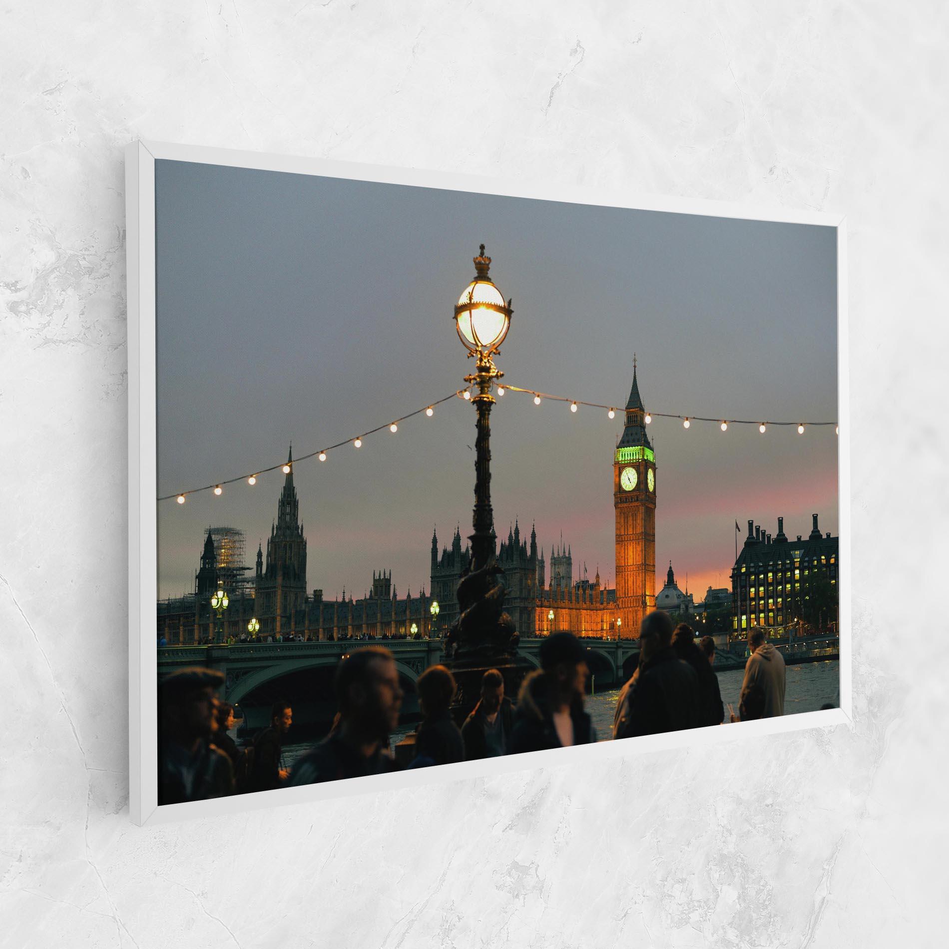 Vászonkép Clock Lights mockup 1