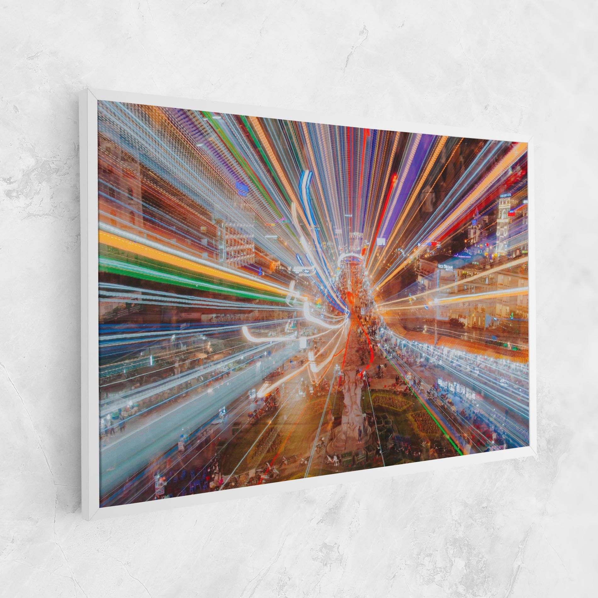 Colorful Light City mockup 1