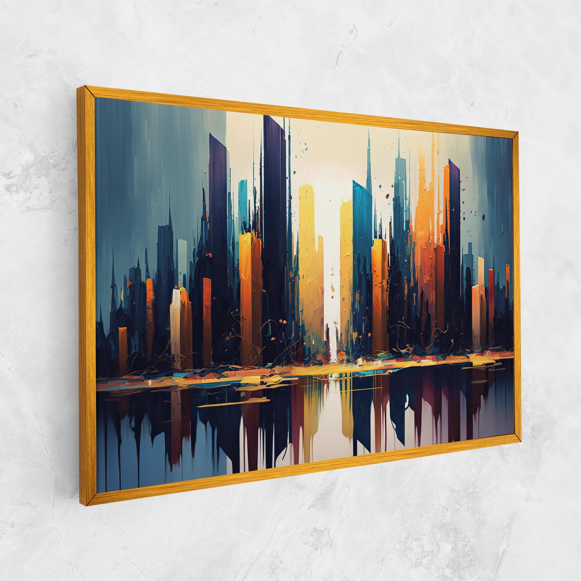 Vászonkép City Pain Art mockup 1