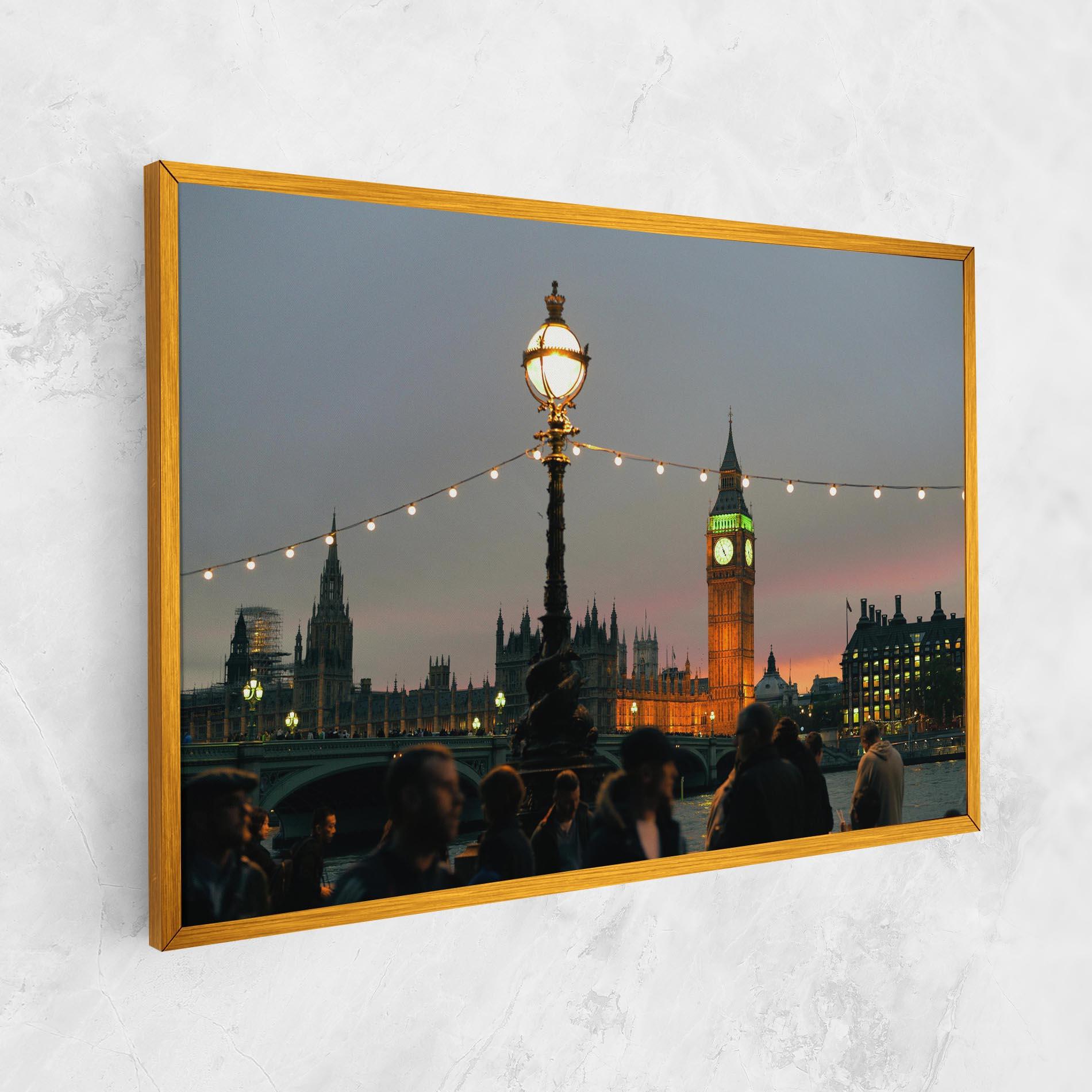 Vászonkép Clock Lights mockup 1