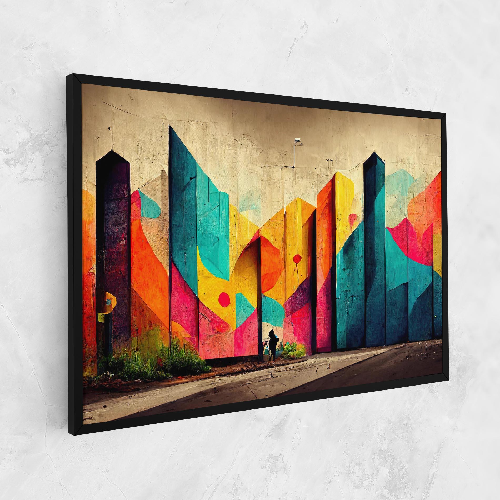 Vászonkép Abstract City Color mockup 1