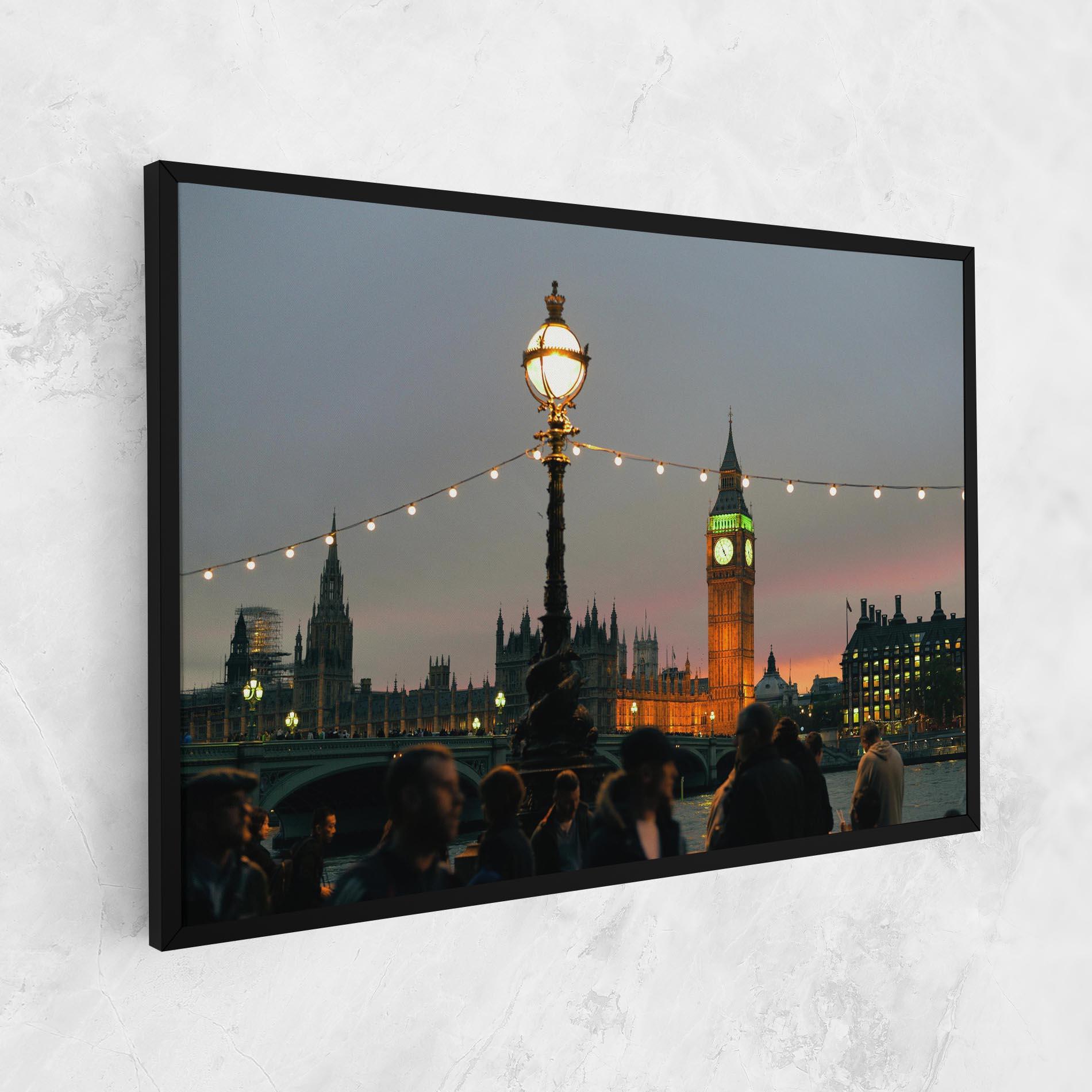 Vászonkép Clock Lights mockup 1